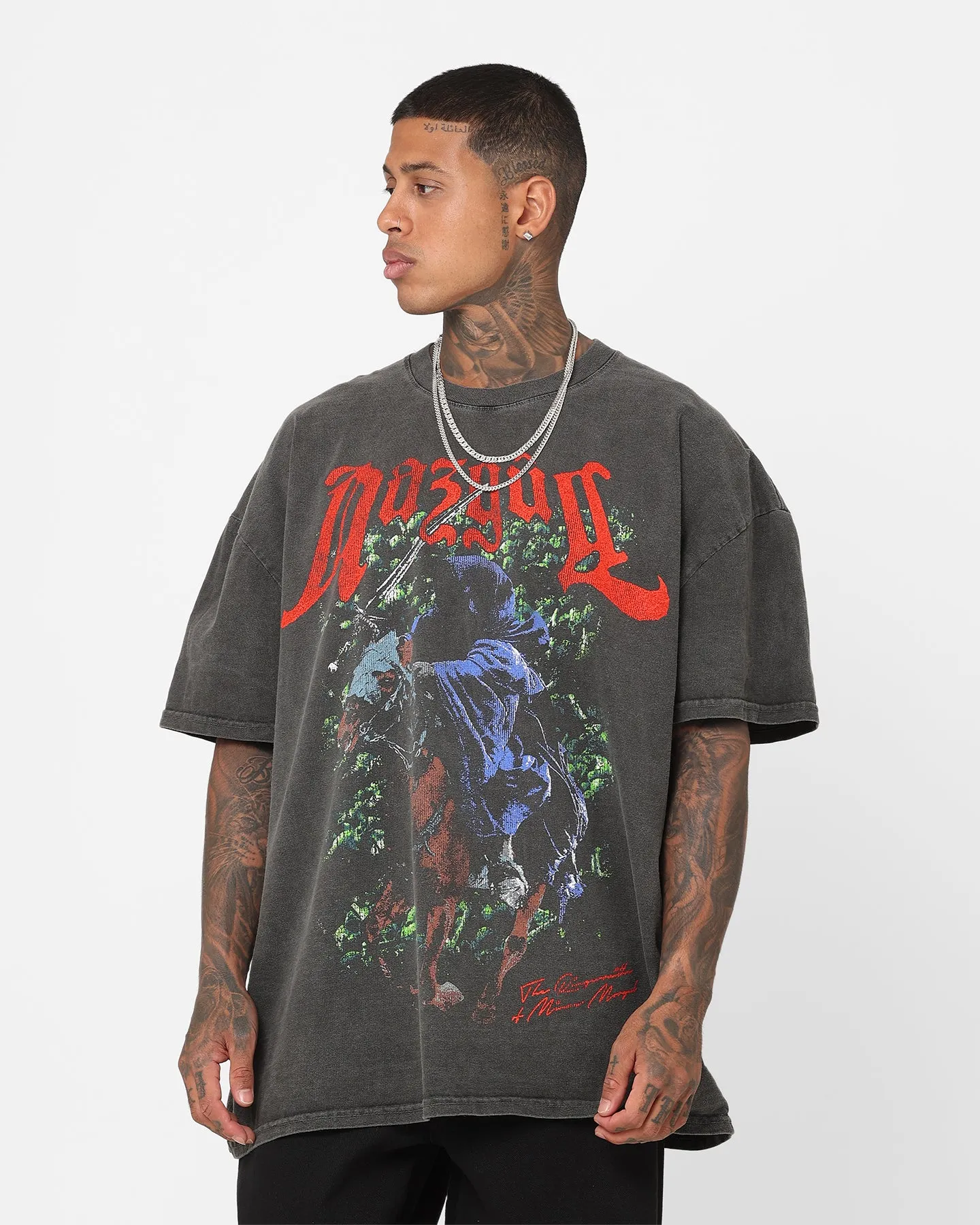 American Thrift X The Lord Of The Rings Nazgul Heavyweight Vintage T-Shirt Black Wash