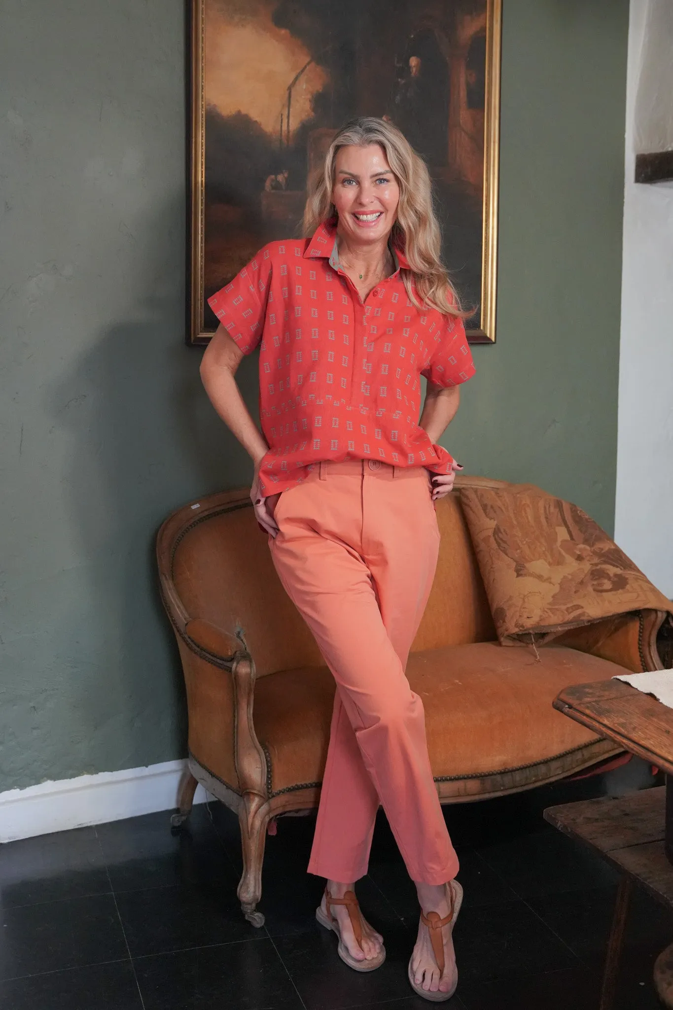 Apricot Seam Shirt
