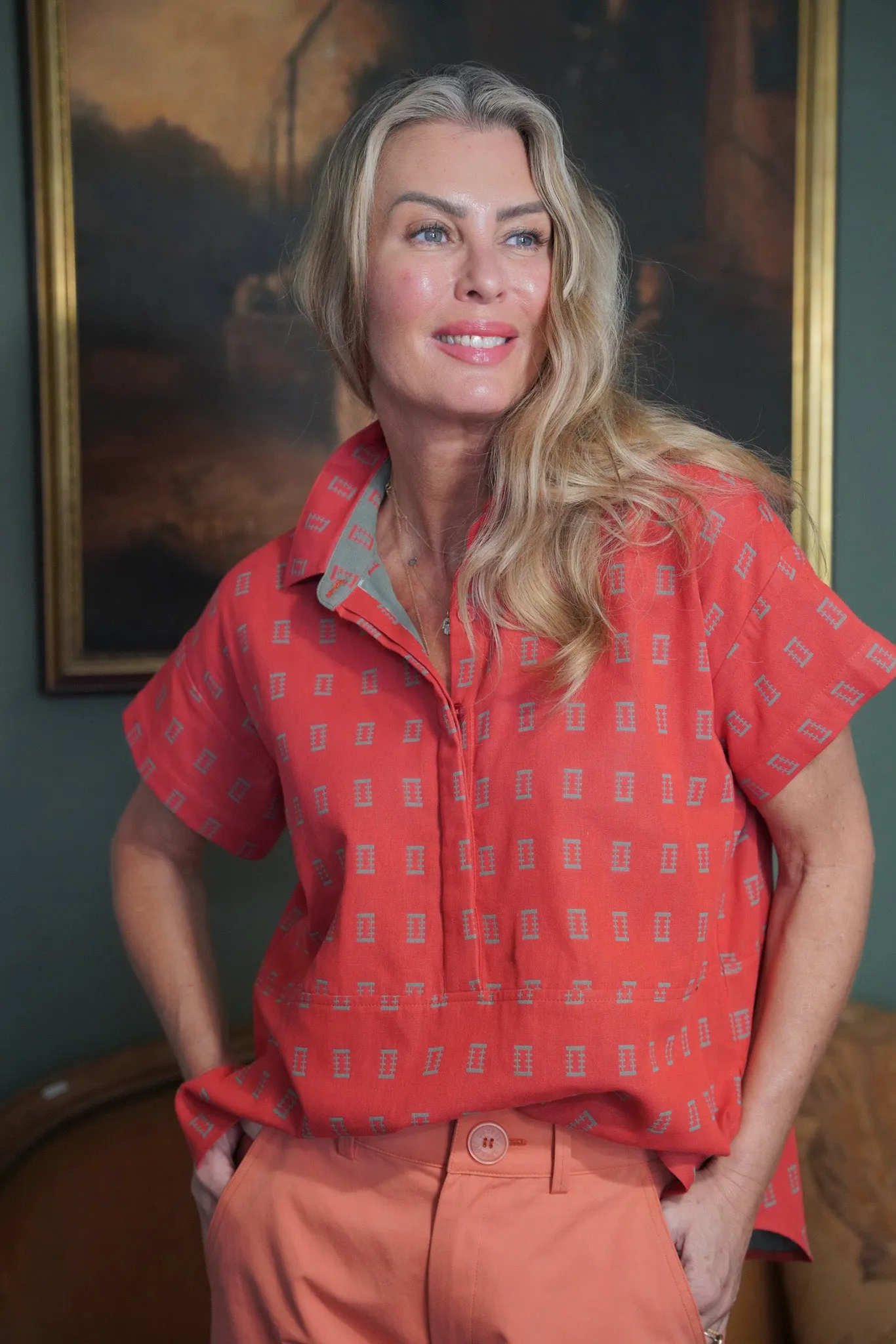 Apricot Seam Shirt