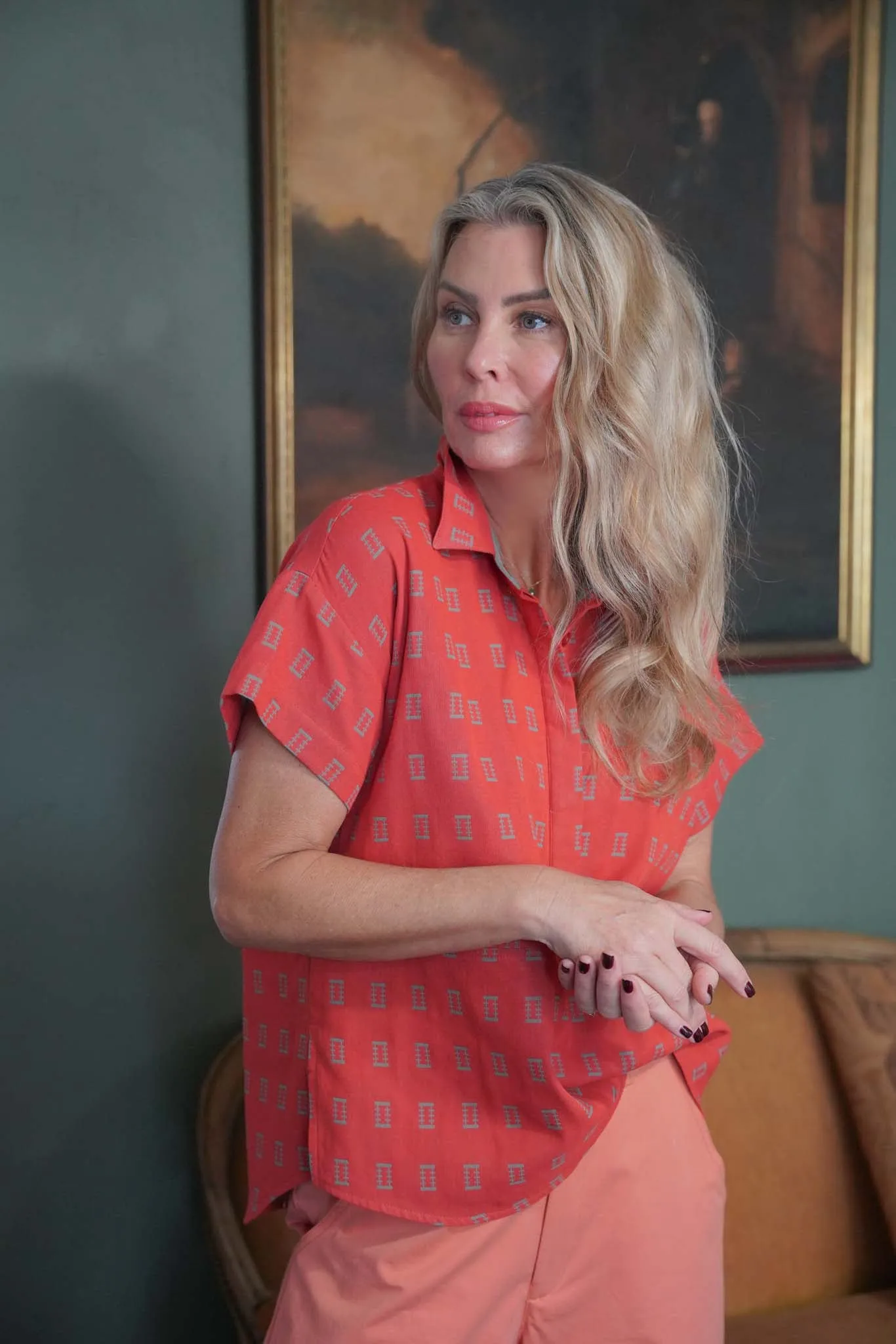 Apricot Seam Shirt