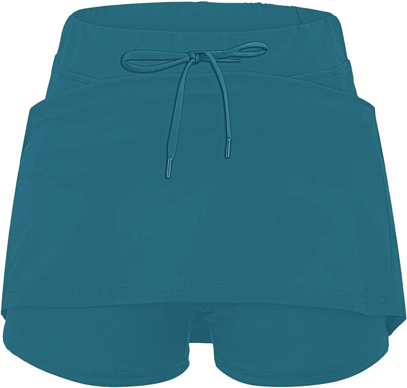 Athletic Skirts for Women Summer Loose Trendy Drawstring Solid Sports Tennis Skirts Built-in Shorts Plus Size, S-5XL