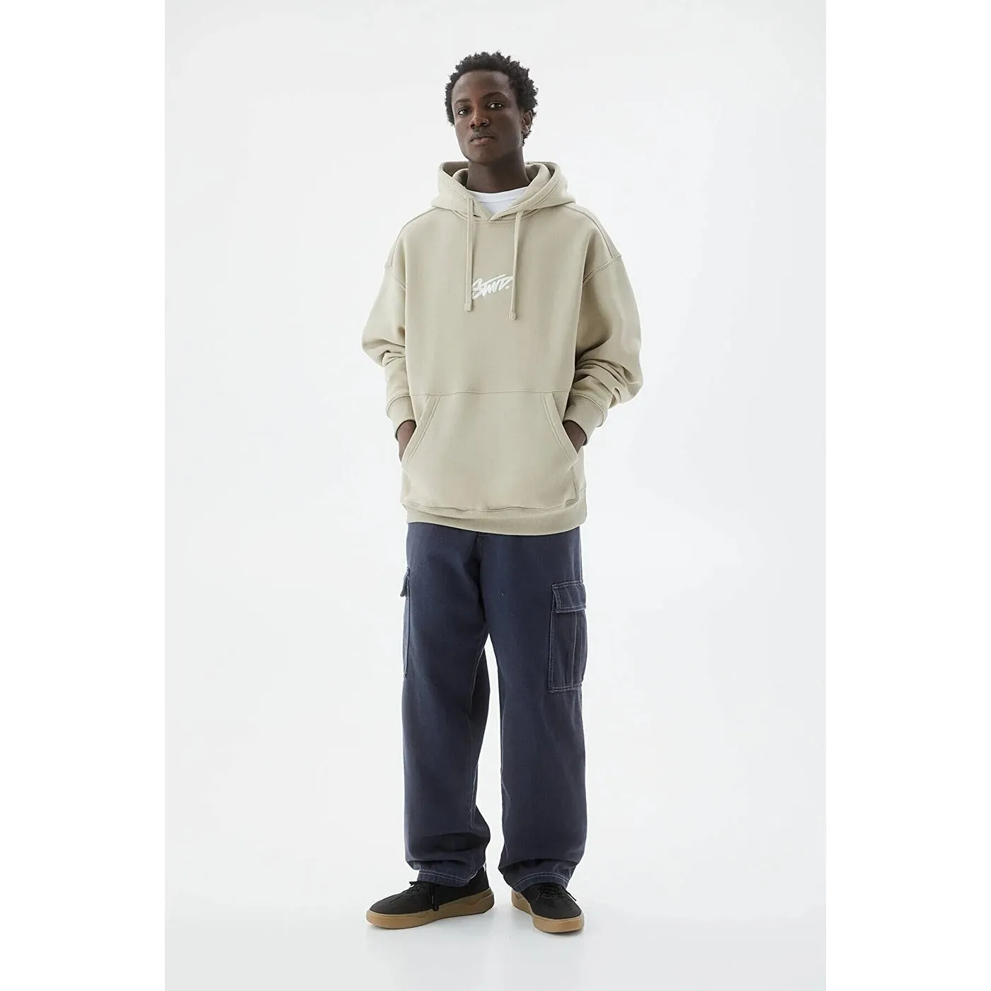 Beige STWD Logo Hooded Sweatshirt