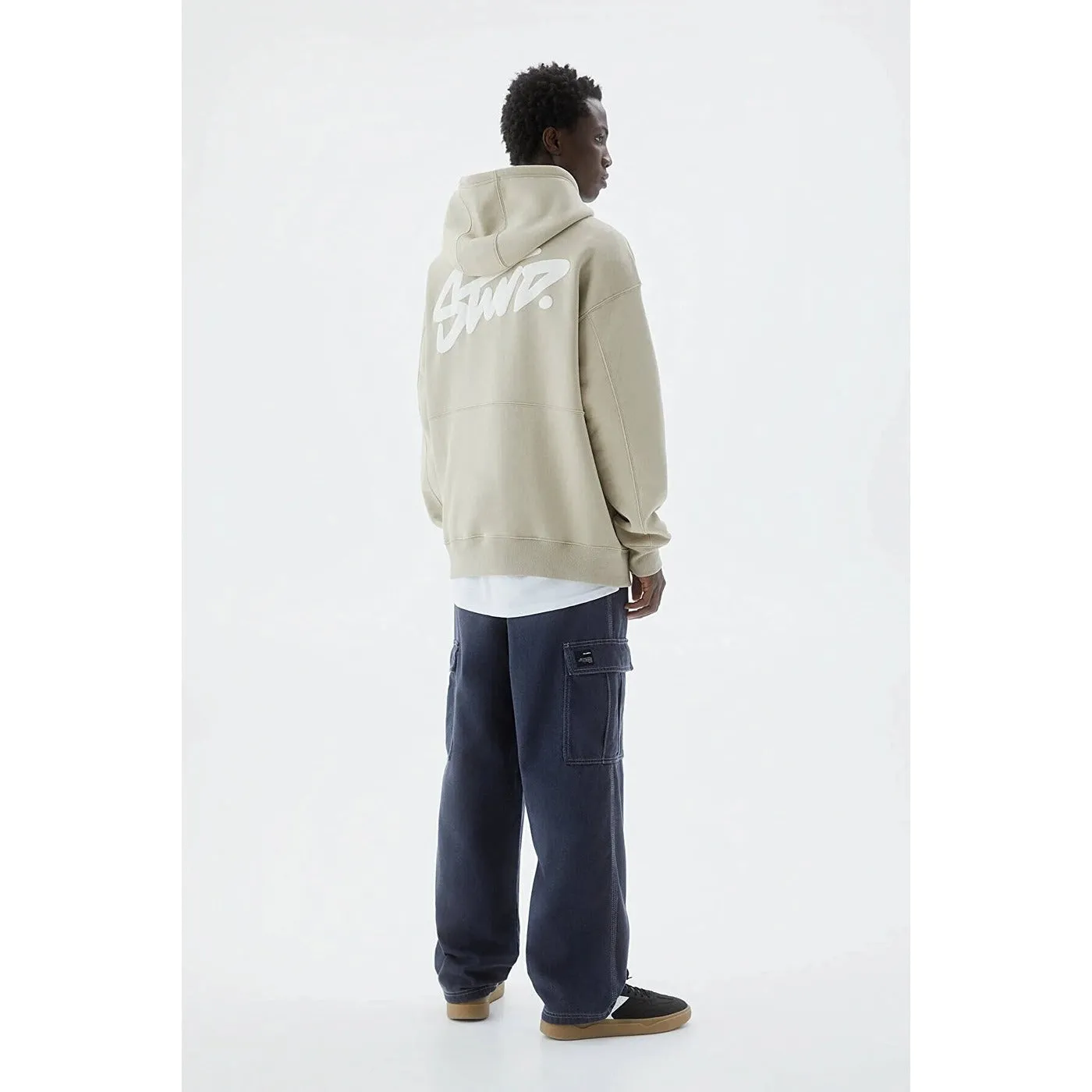 Beige STWD Logo Hooded Sweatshirt