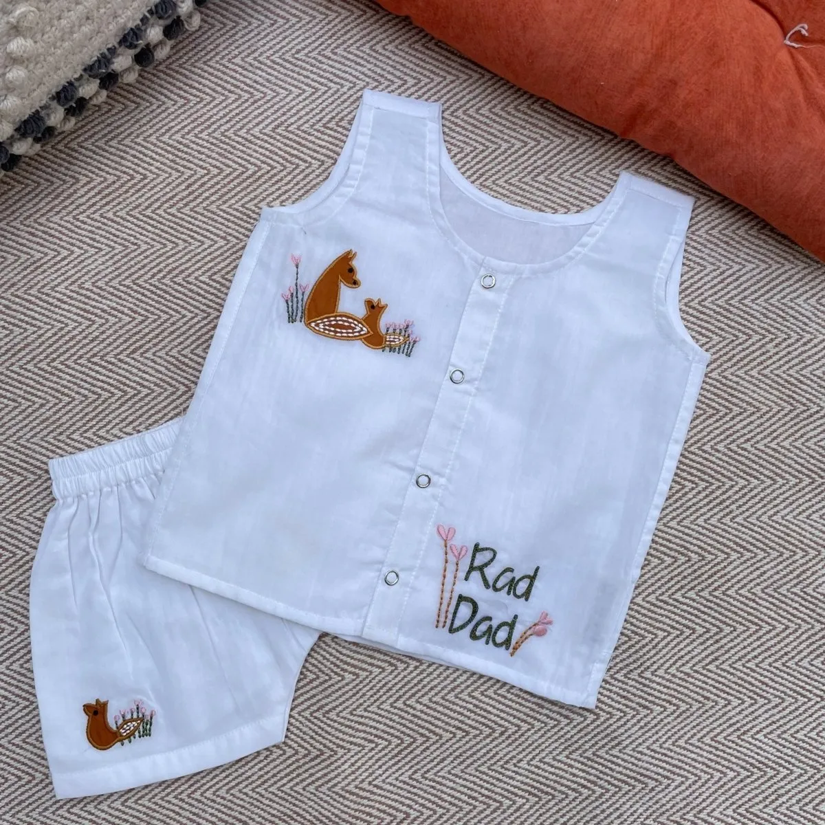 Bhaakur The Fox Jhabla/Shirt Set