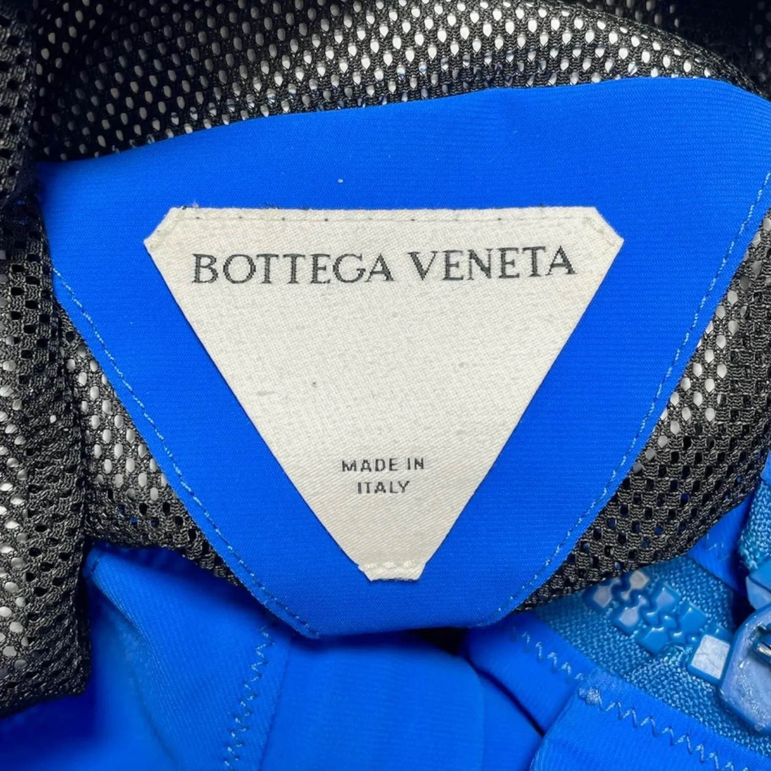Bottega Veneta Nylon Jacket Electric Blue Pre-Owned