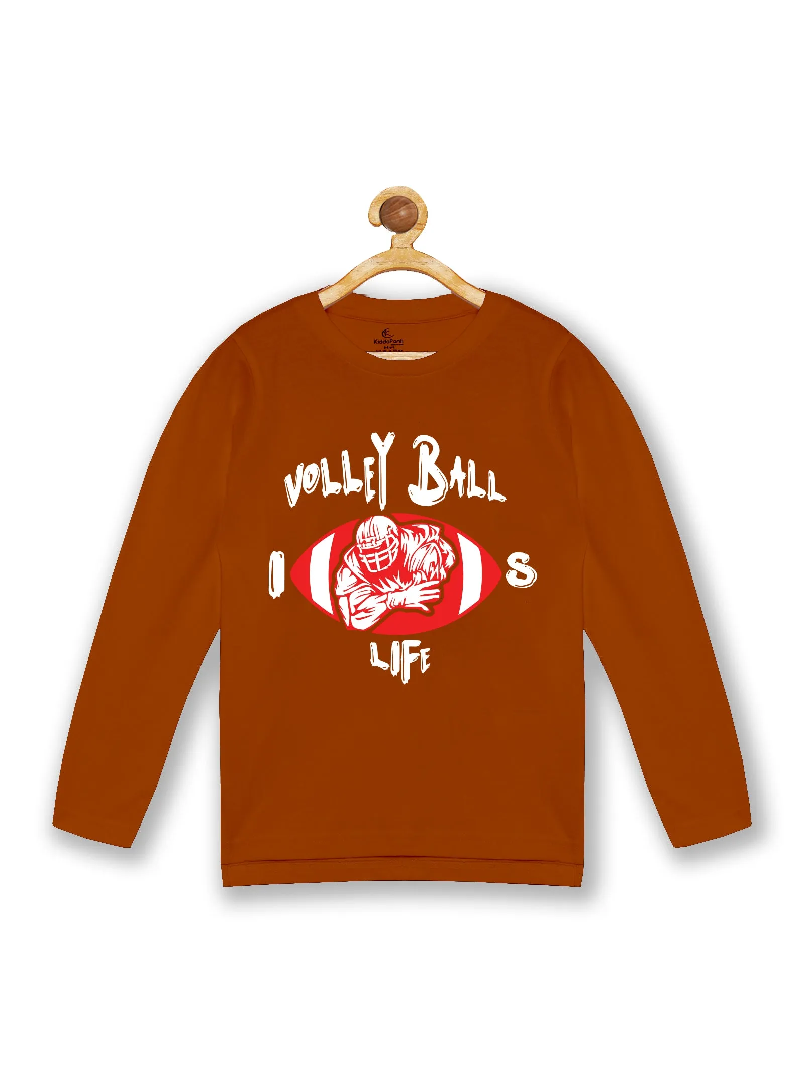 Boy's Printed Full Sleeve Round Neck Tee Pack of 2