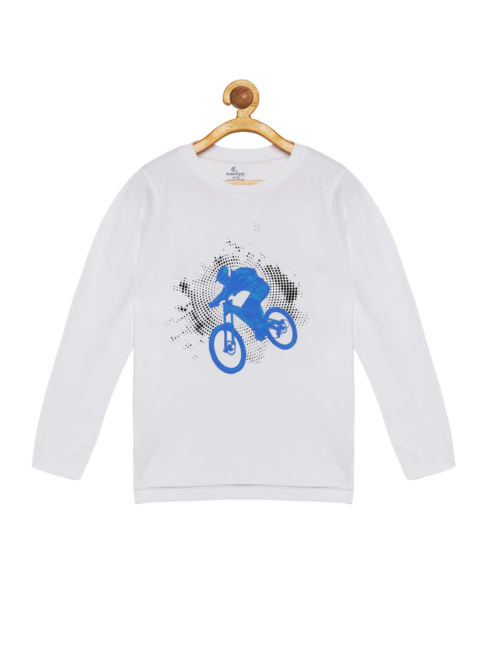 Boy's Printed Full Sleeve Round Neck Tee Pack of 2