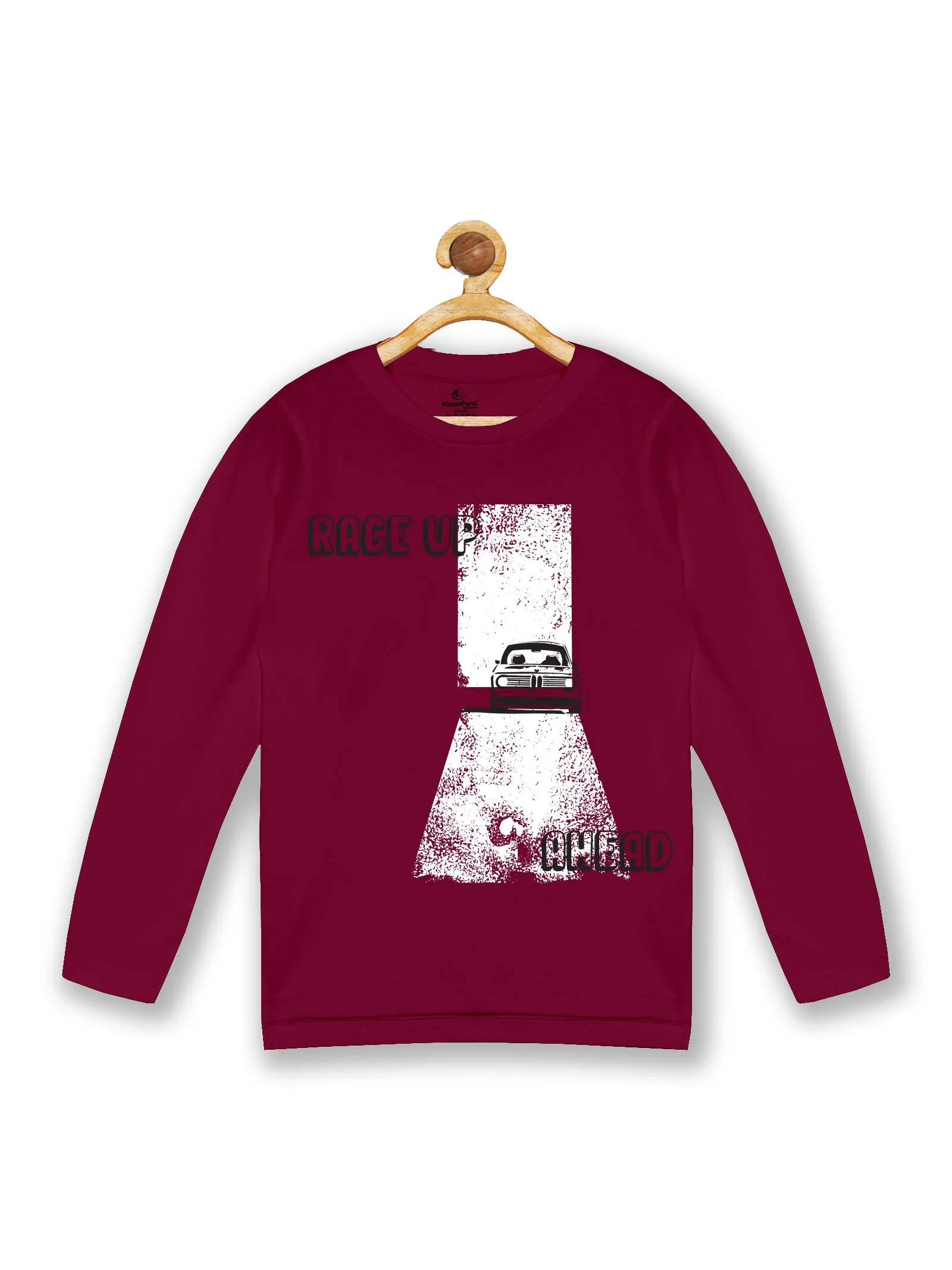 Boy's Printed Full Sleeve Round Neck Tee Pack of 2