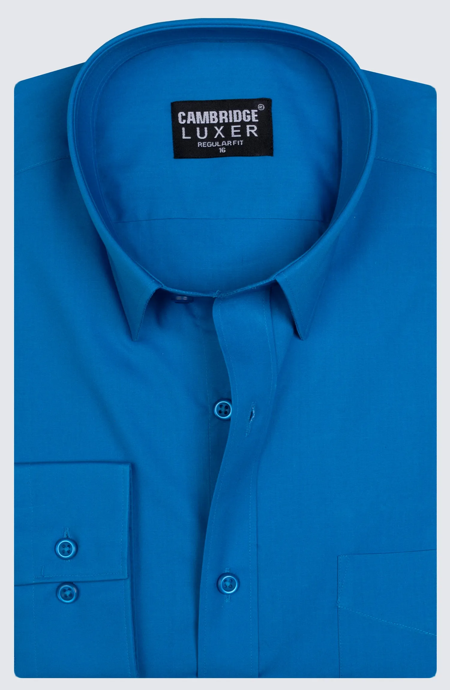 Classic Blue Plain Shirt