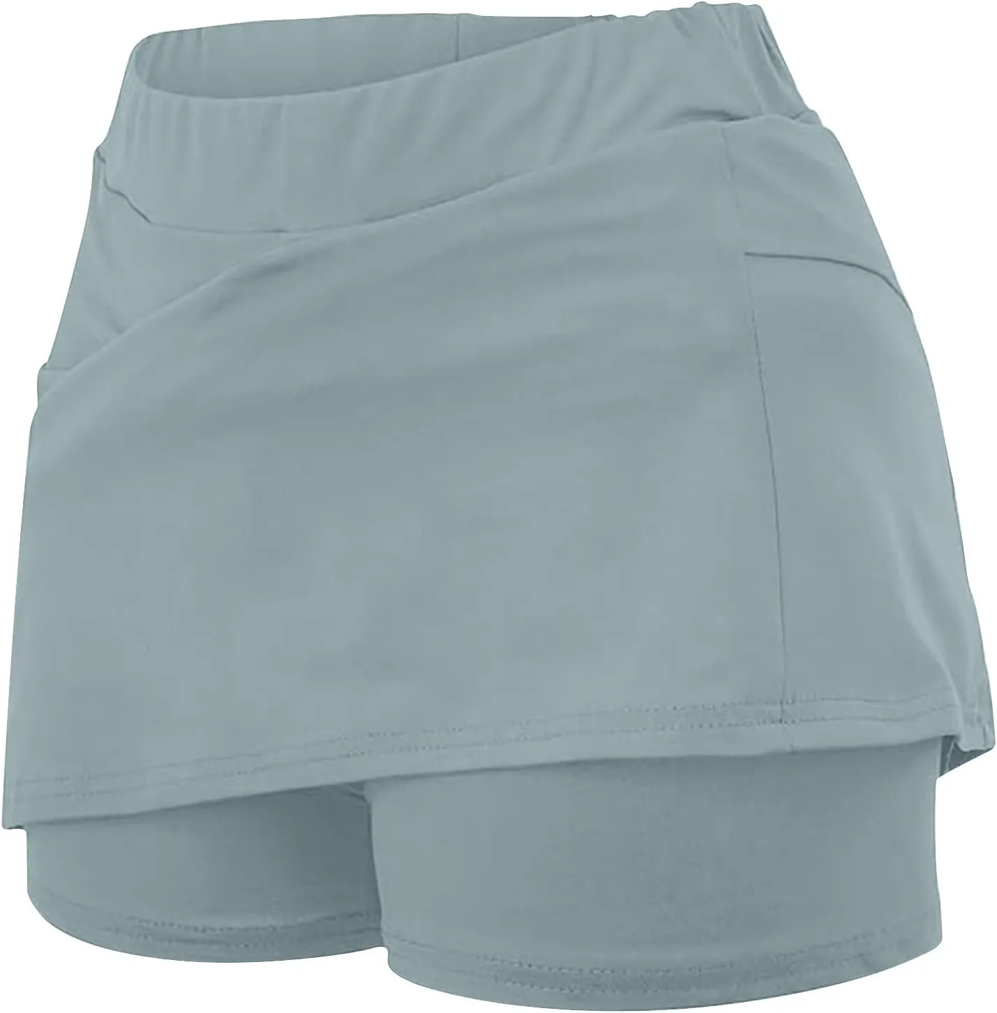 DDAPJ pyju Tennis Skirts for Women Golf Skorts Skirt with Shorts Underneath High Waisted Athletic Skirt Pickleball Skort