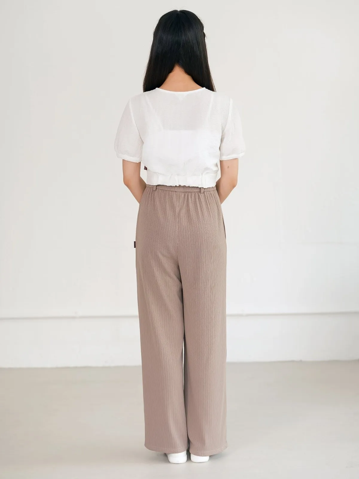 Diane Draped Wide Leg Pants (Long/ Short ver.)