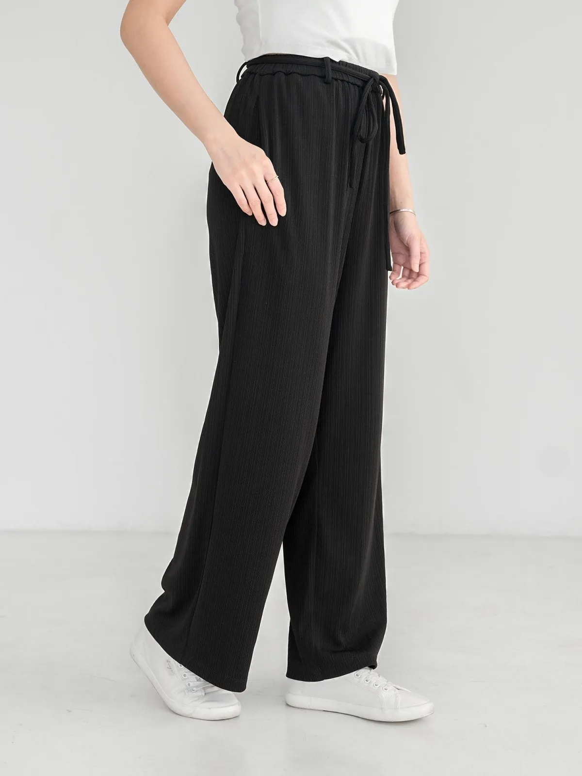 Diane Draped Wide Leg Pants (Long/ Short ver.)