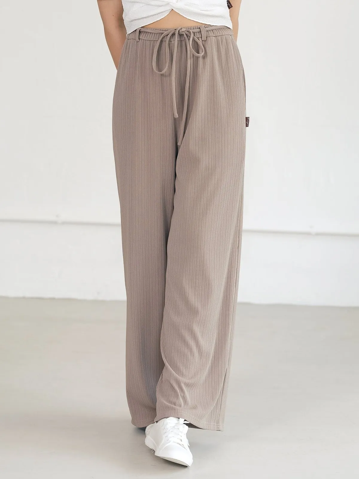 Diane Draped Wide Leg Pants (Long/ Short ver.)