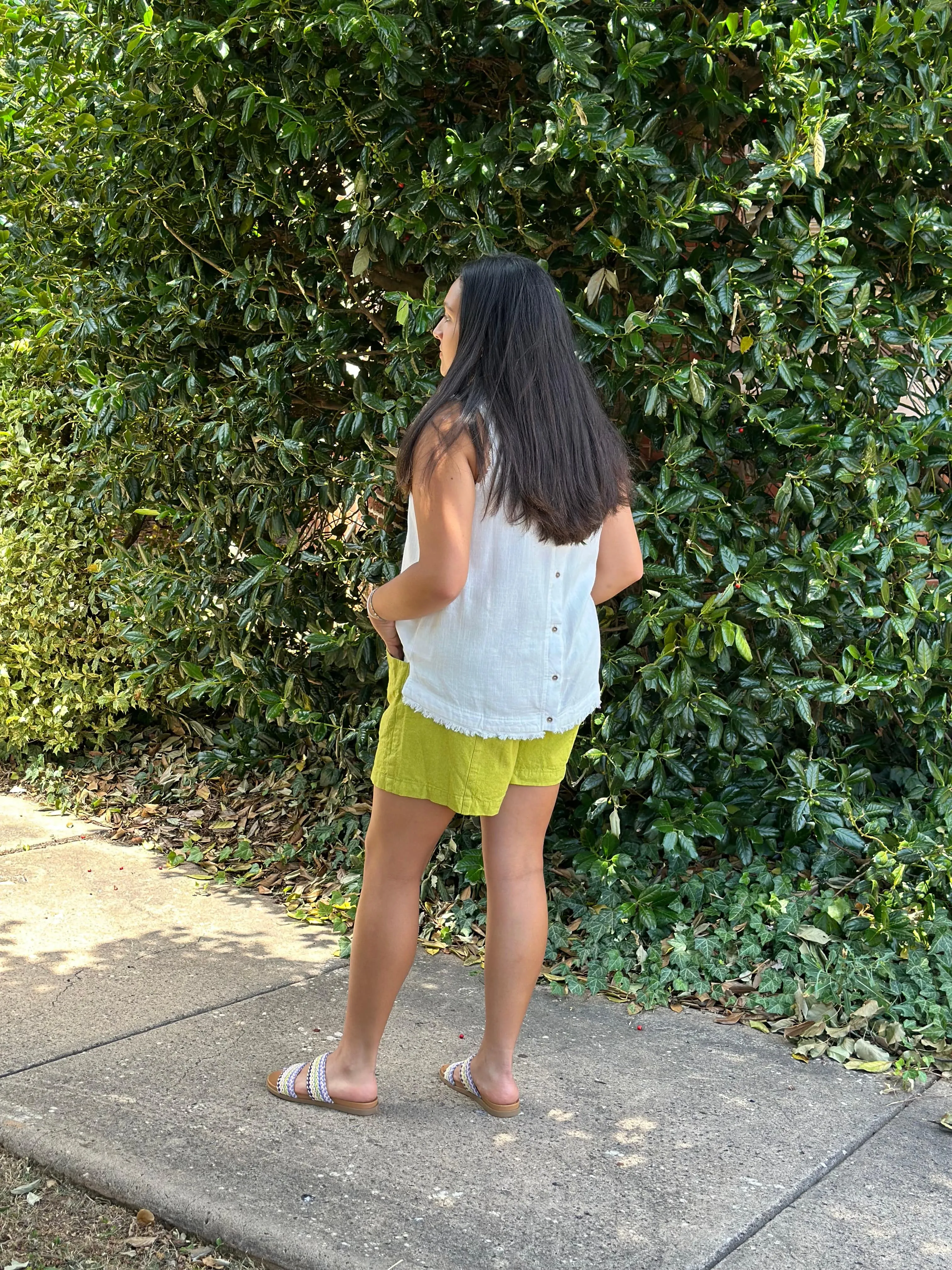 Favorite Shorts in Pickle Green