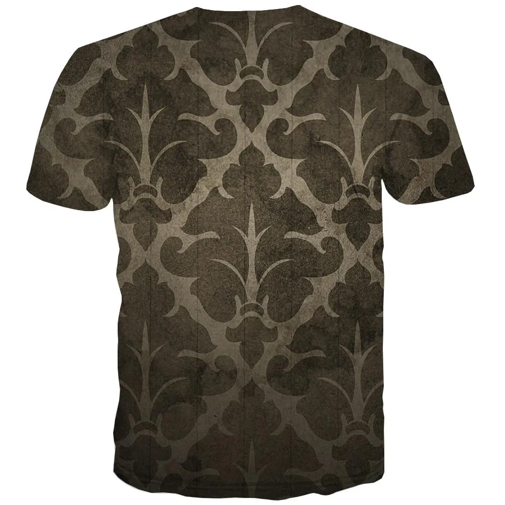 geometric symmetrical texture t shirt special texture Print clothes art costume Cool men different