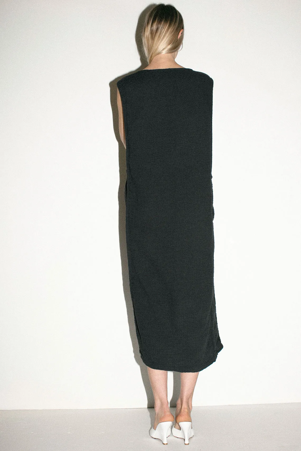 Graphite Side Corded Dress
