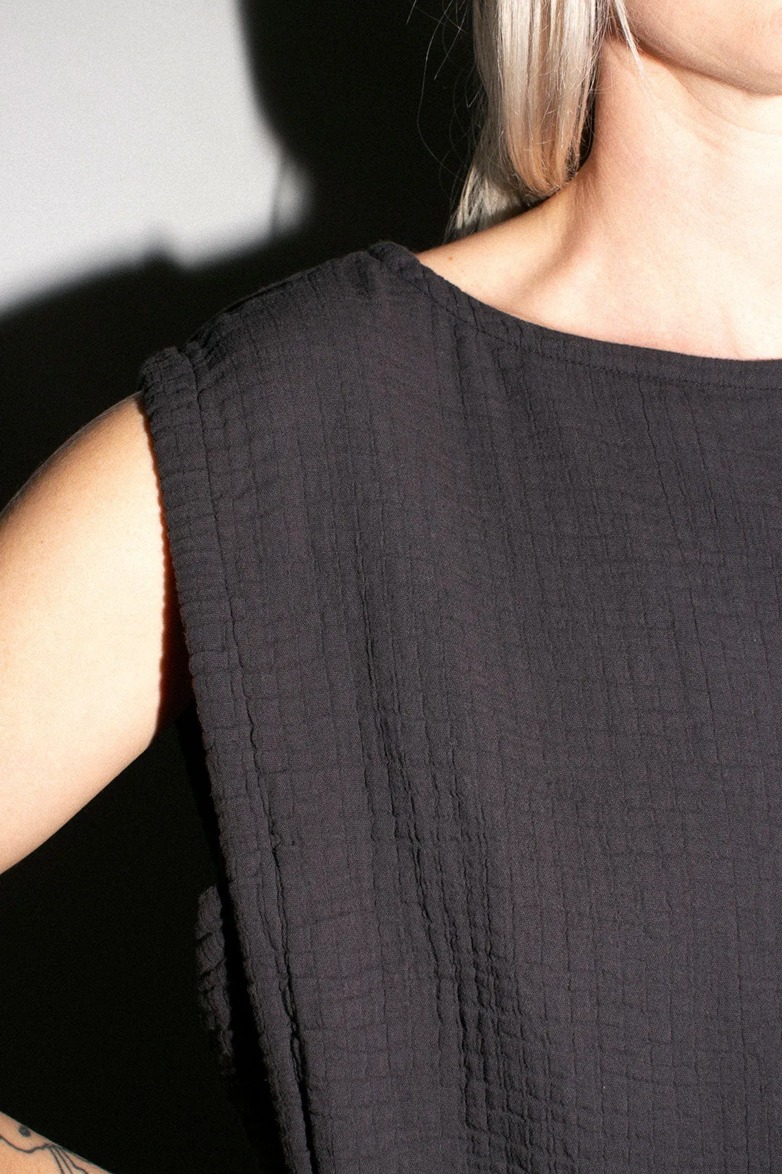 Graphite Side Corded Dress