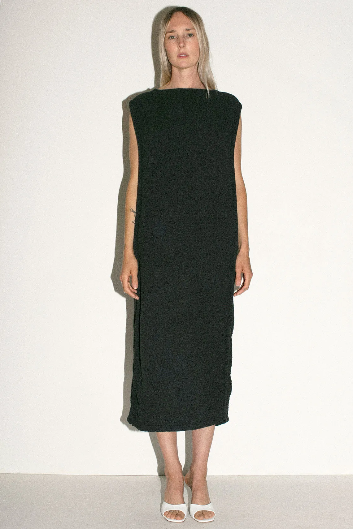 Graphite Side Corded Dress