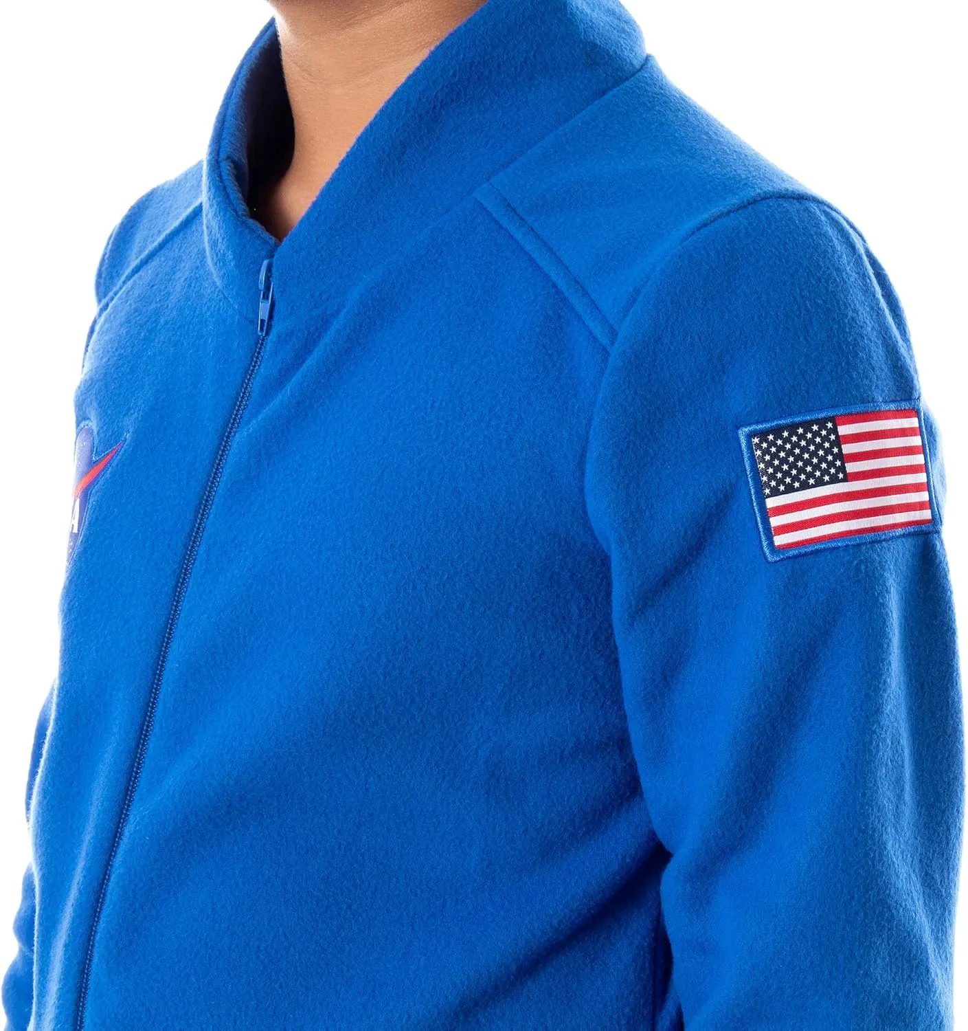 INTIMO NASA Boys' Meatball Space Shuttle Patch One Piece Astronaut Space Suit Pajama Union Suit