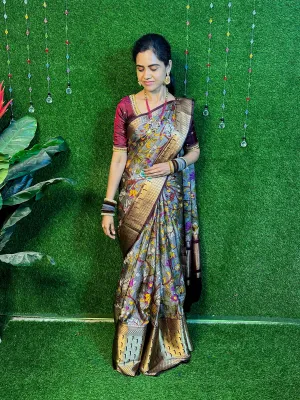 Kalamkari saree YYY