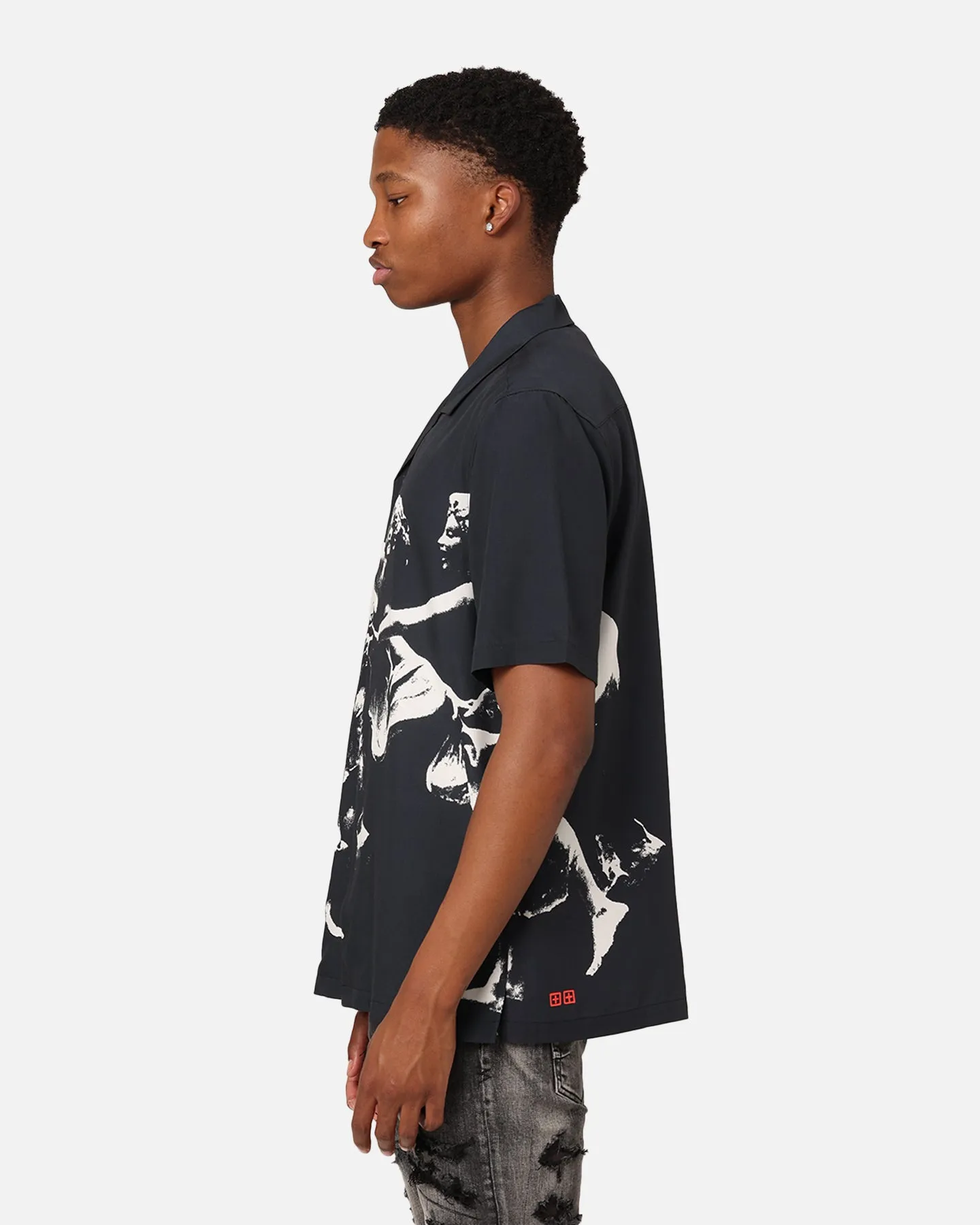 Ksubi Dancers Resort Short Sleeve Shirt Black