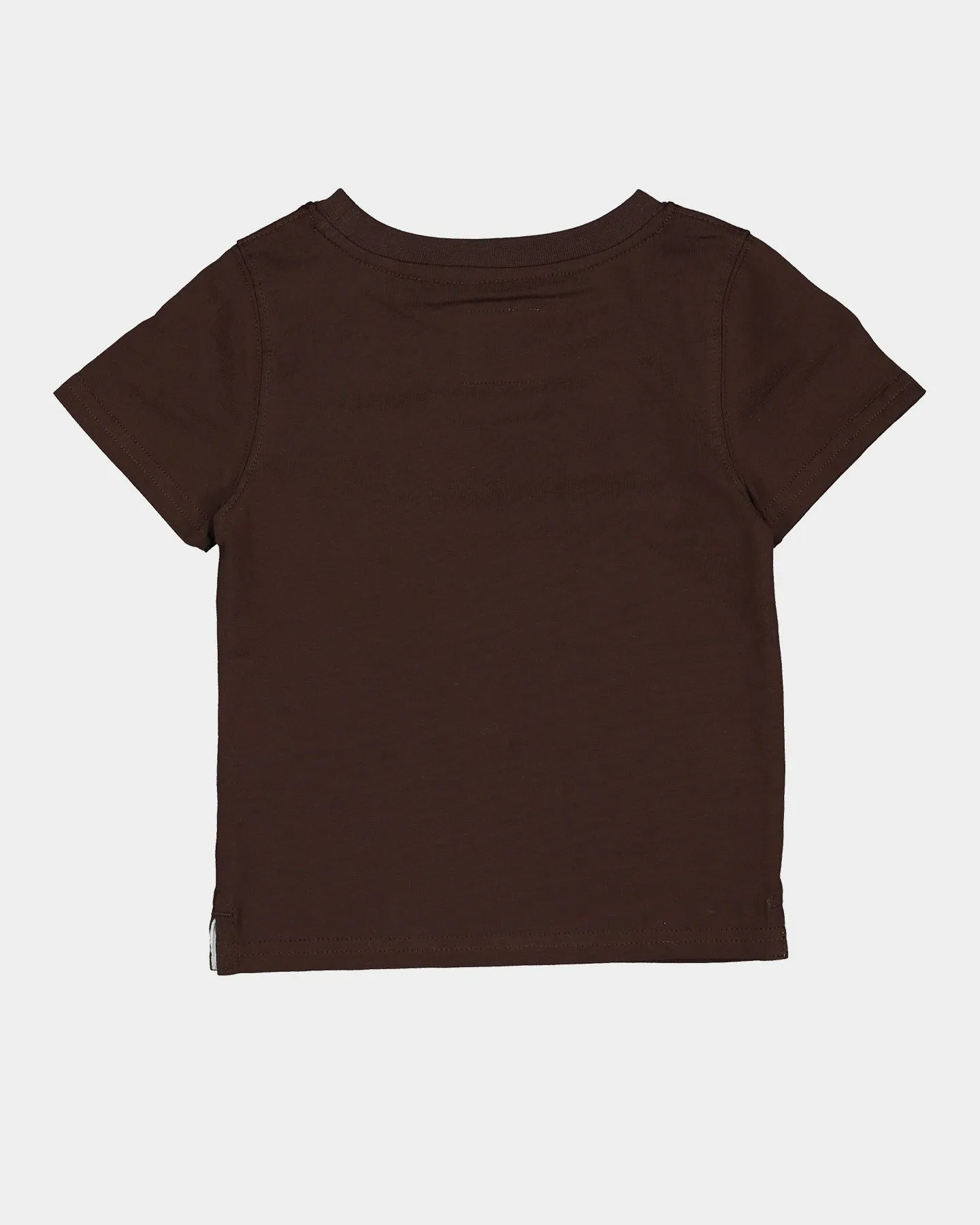 Lil Homme Kid's Volle Pocket Short Sleeve T-Shirt Dark Brown