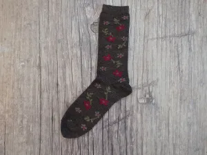 LW Icon - Flower Vine Alpaca Sock