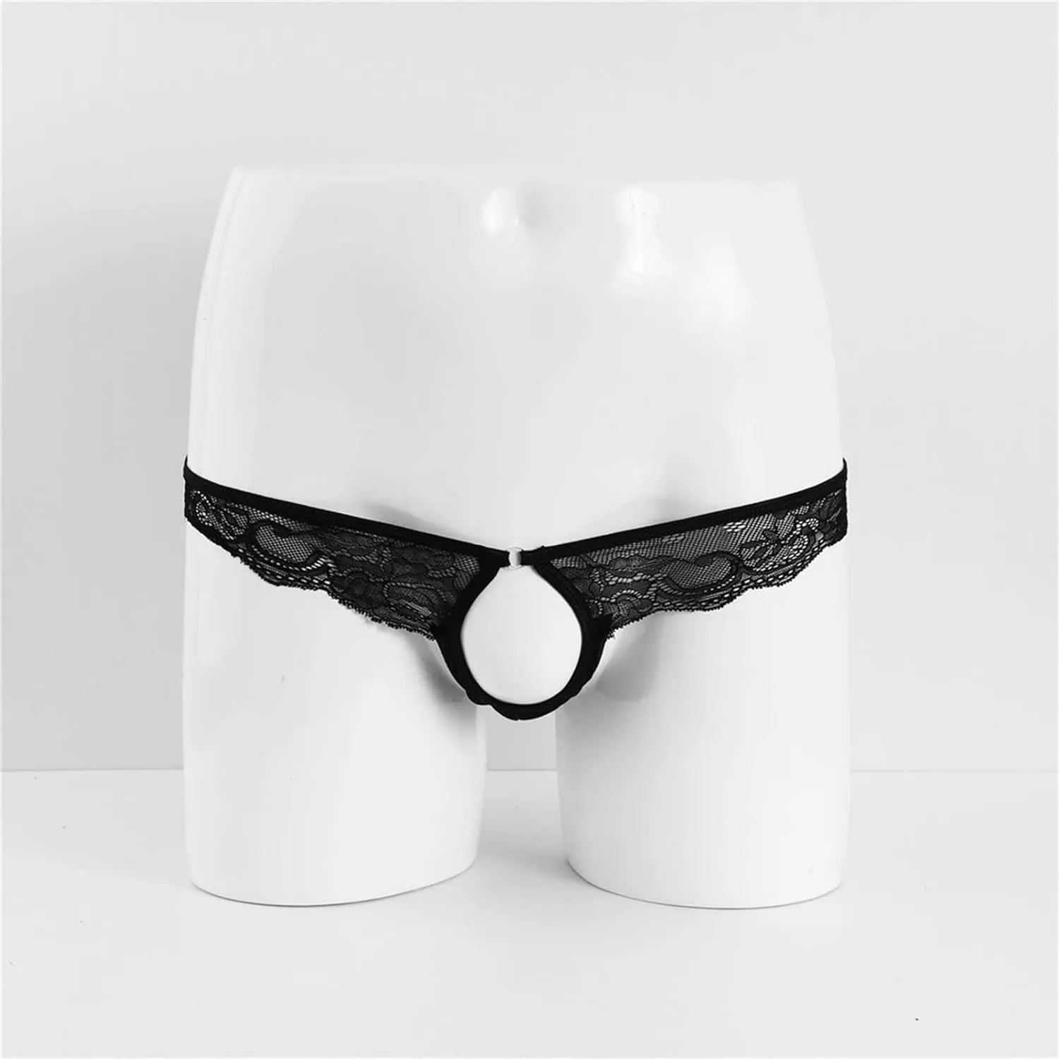 Men's Jockstrap Underwear Low Rise Elastic Waistband Open Front Briefs Sexy Bulge Enhancing Gym Workout Pouch Jock Briefs