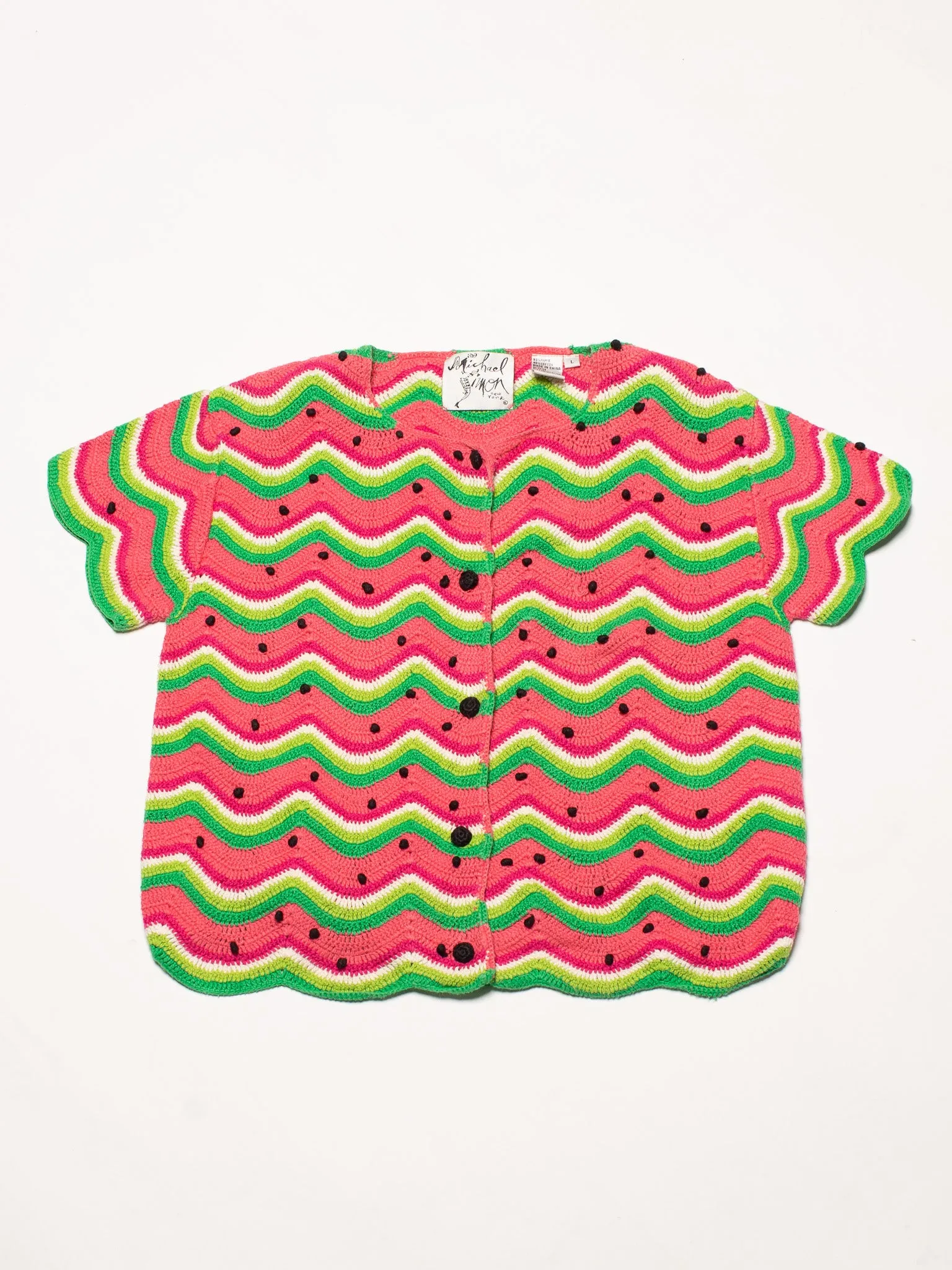 Michael Simon - Crochet Watermelon Sweater (M/L)