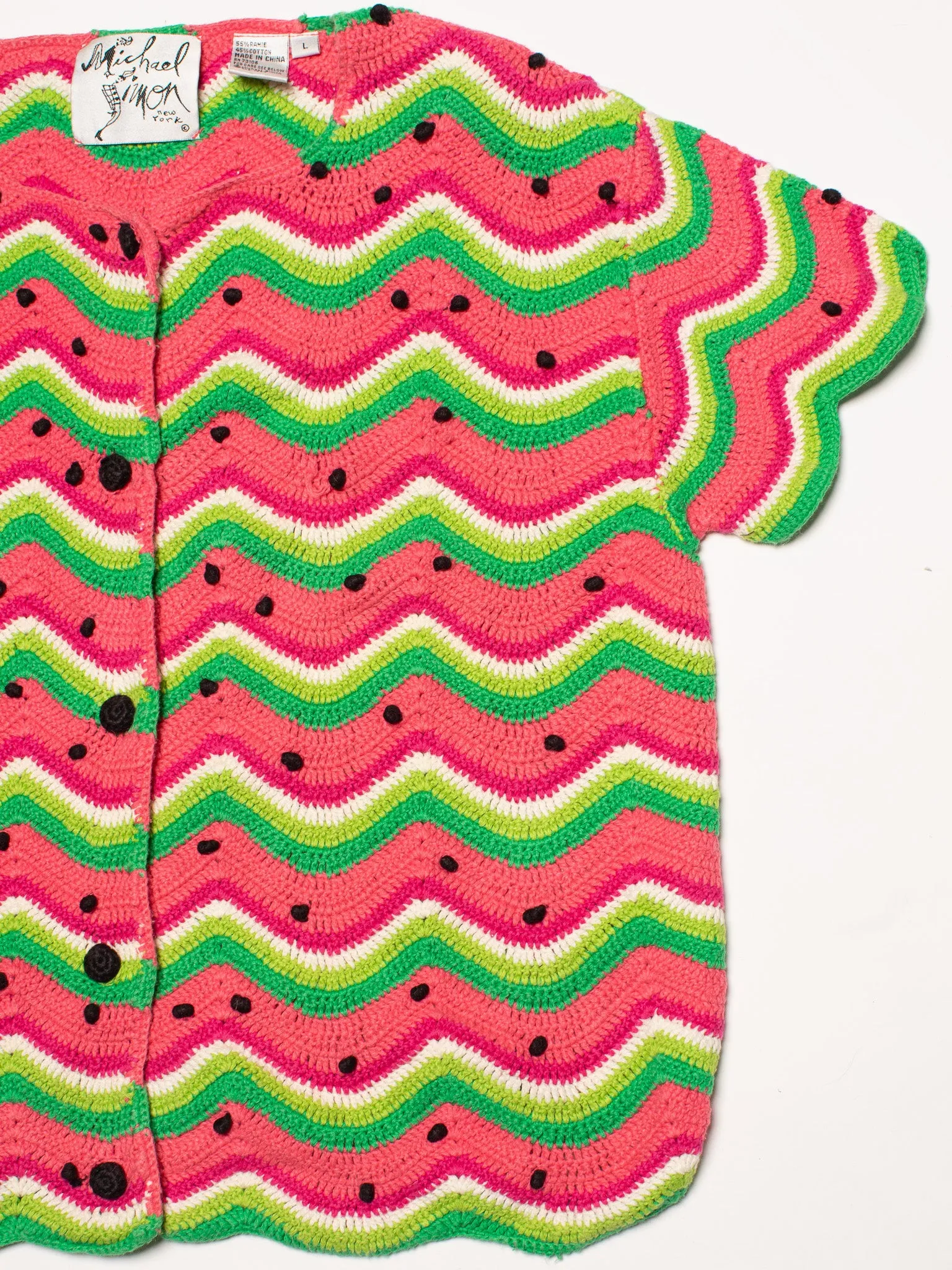 Michael Simon - Crochet Watermelon Sweater (M/L)