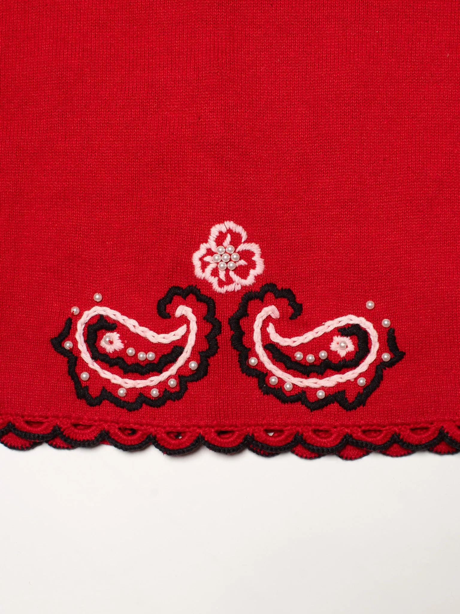 Michael Simon - Red Bandana Sweater (L/XL)
