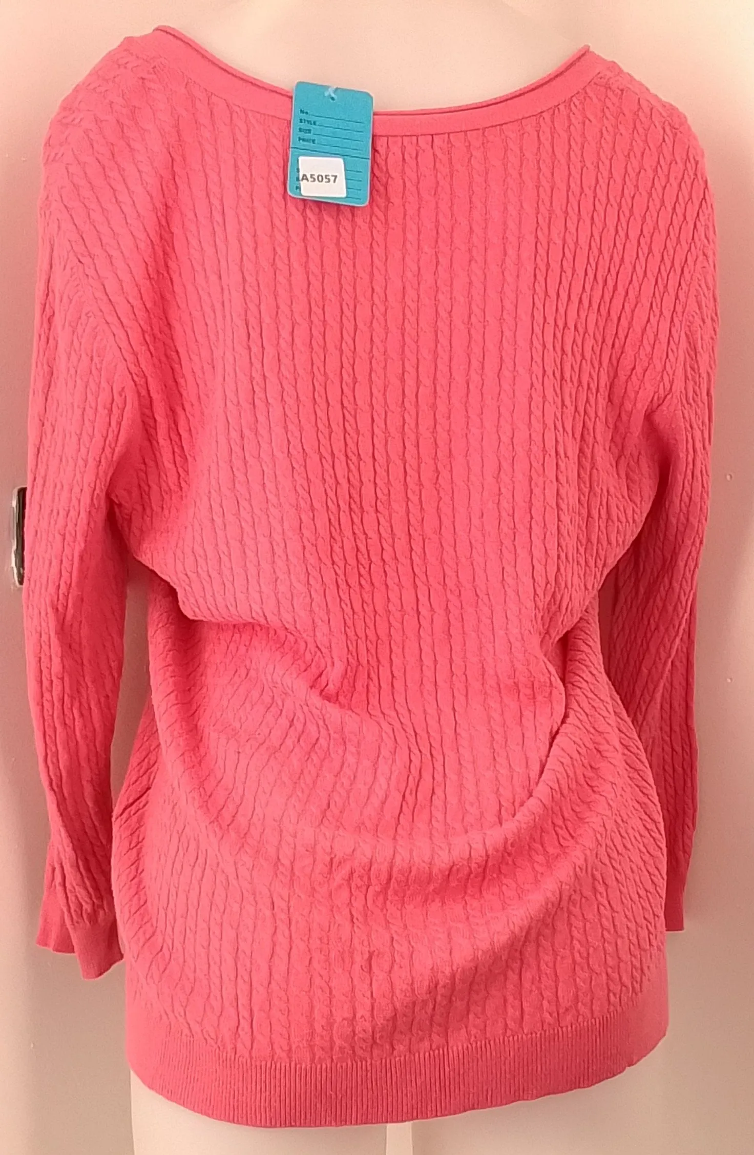 New York & Company Women's Pink Sweater
