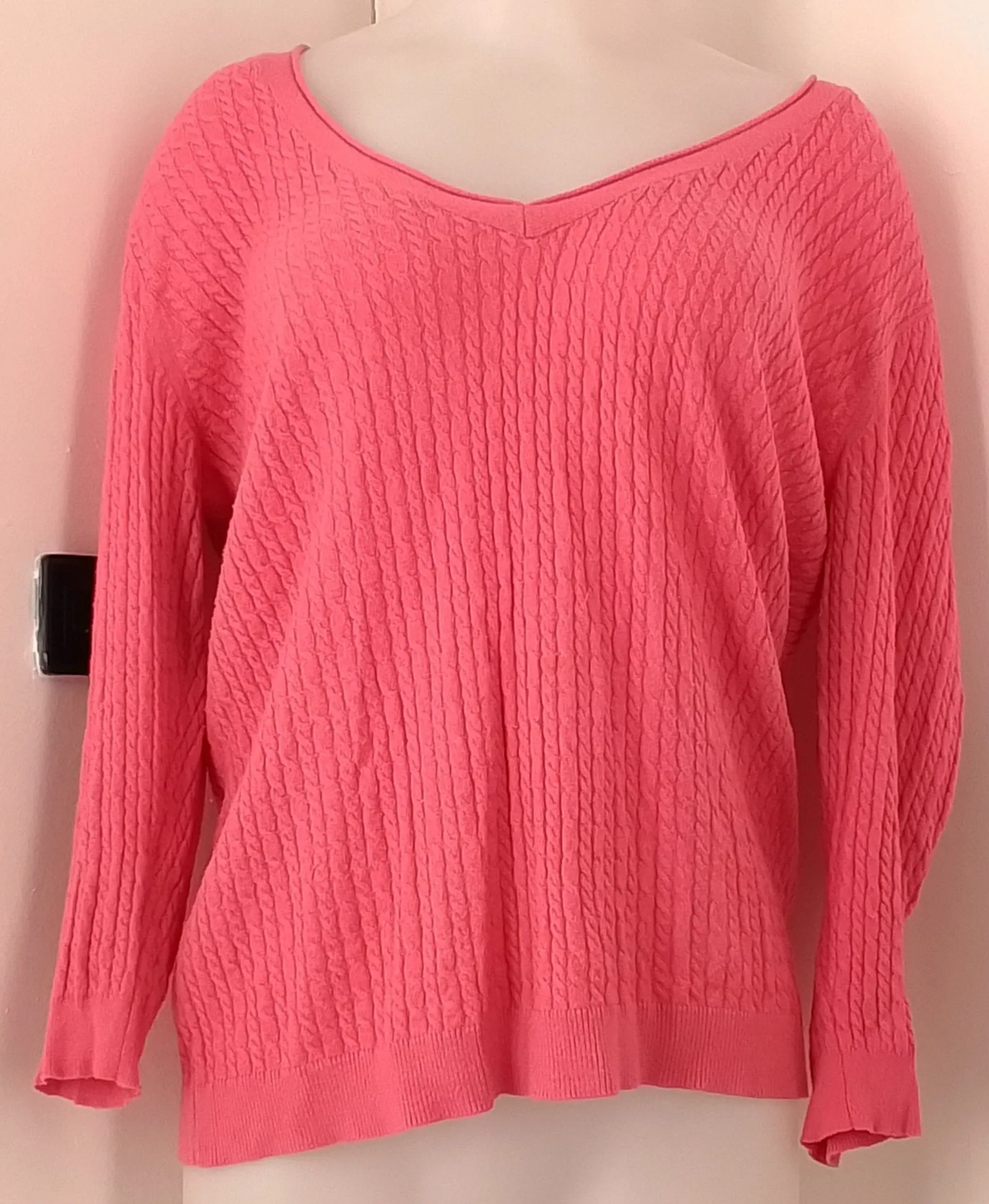 New York & Company Women's Pink Sweater