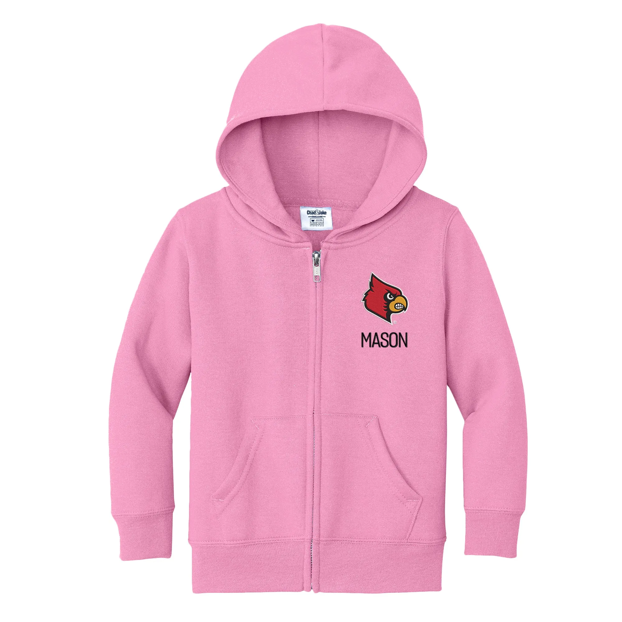 Personalized Louisville Cardinals Toddler Full-Zip Sweatshirt