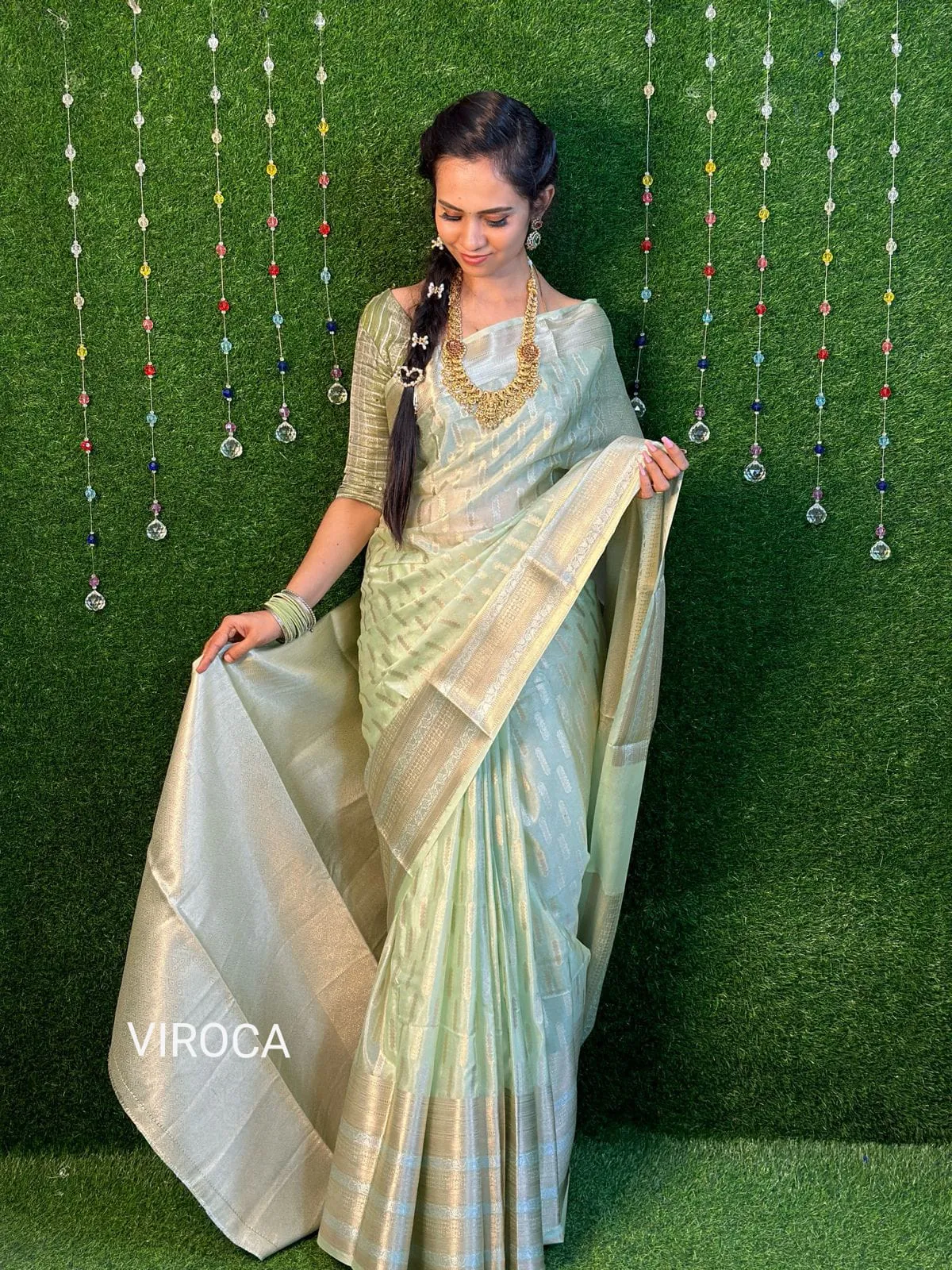Premium warm silk saree.😍