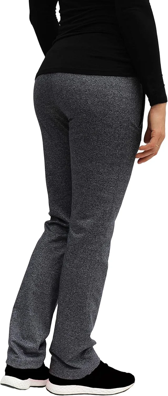 SCR SPORTSWEAR 28/30/32/34 Inseam Tall Petite Regular Plus Size S-4X Athletic Pants for Women with Zipper Pockets High Waist