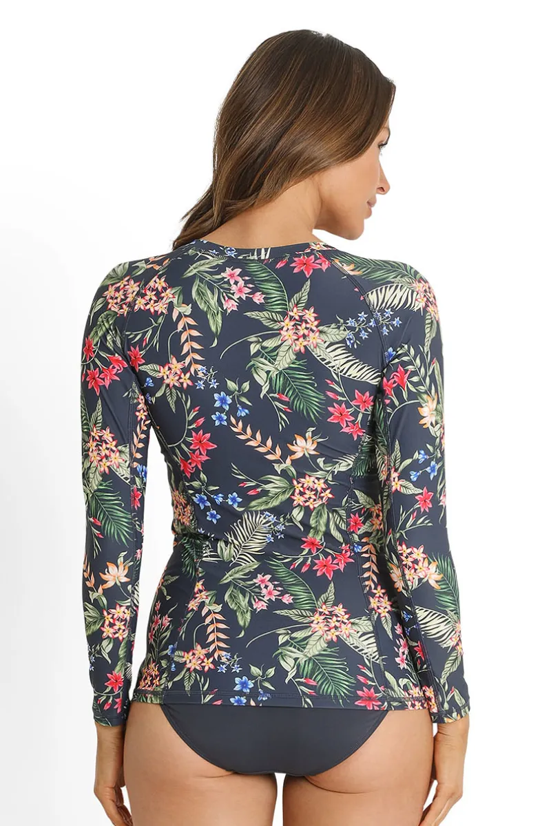 Sunseeker Evie Zip Front Rash Vest Midnight