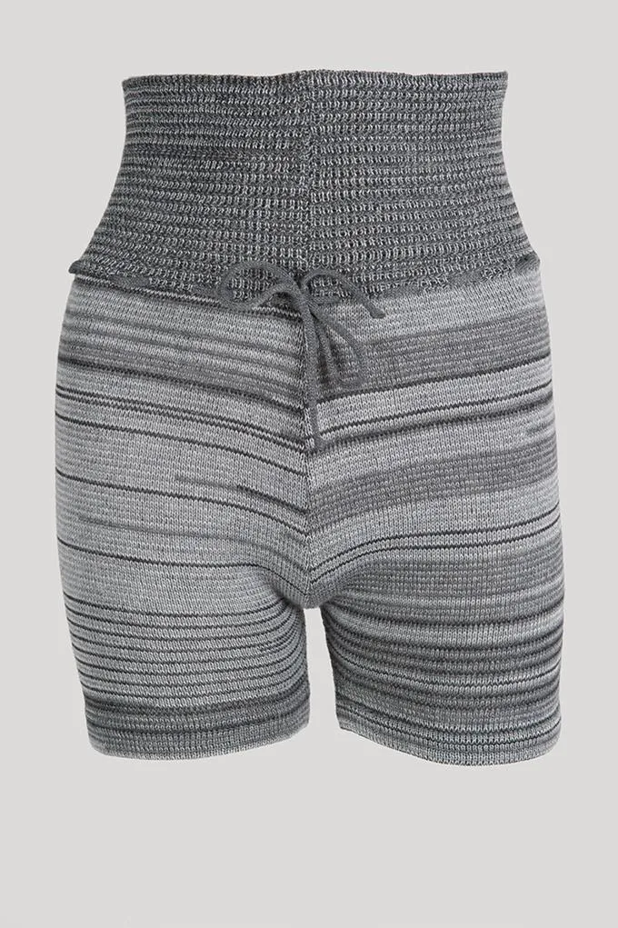 Tendu Shorts with tie/ roll waist-TC103-