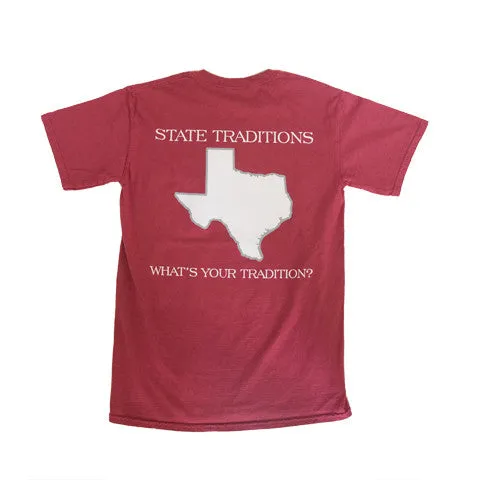 Texas College Station Gameday T-Shirt Maroon