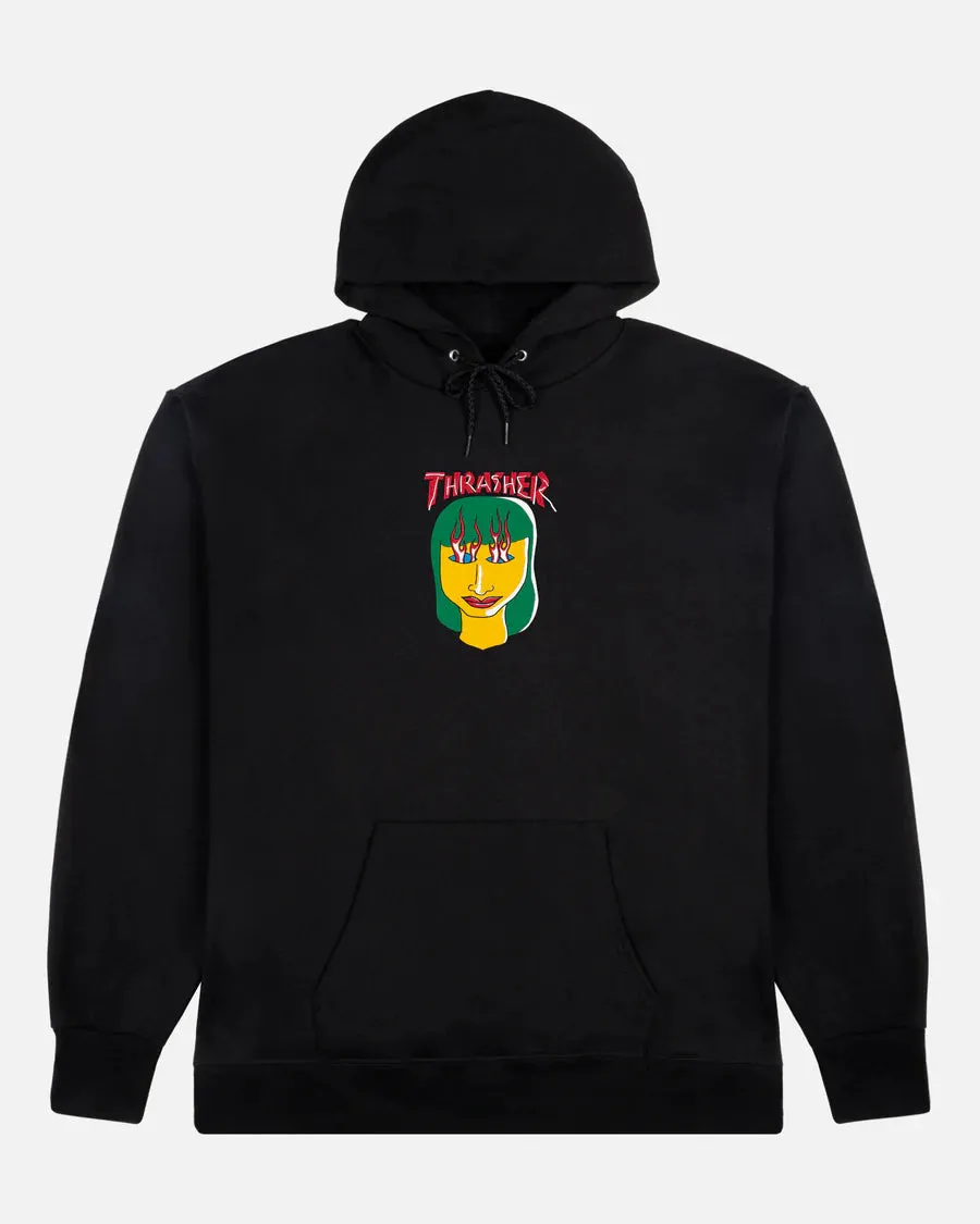 Thrasher Talk Shit Gonz Black Hooded Sweatshirt