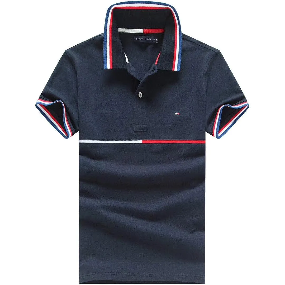 Tommy Hilfiger Classic NavyBlue Short-Sleeve Polo