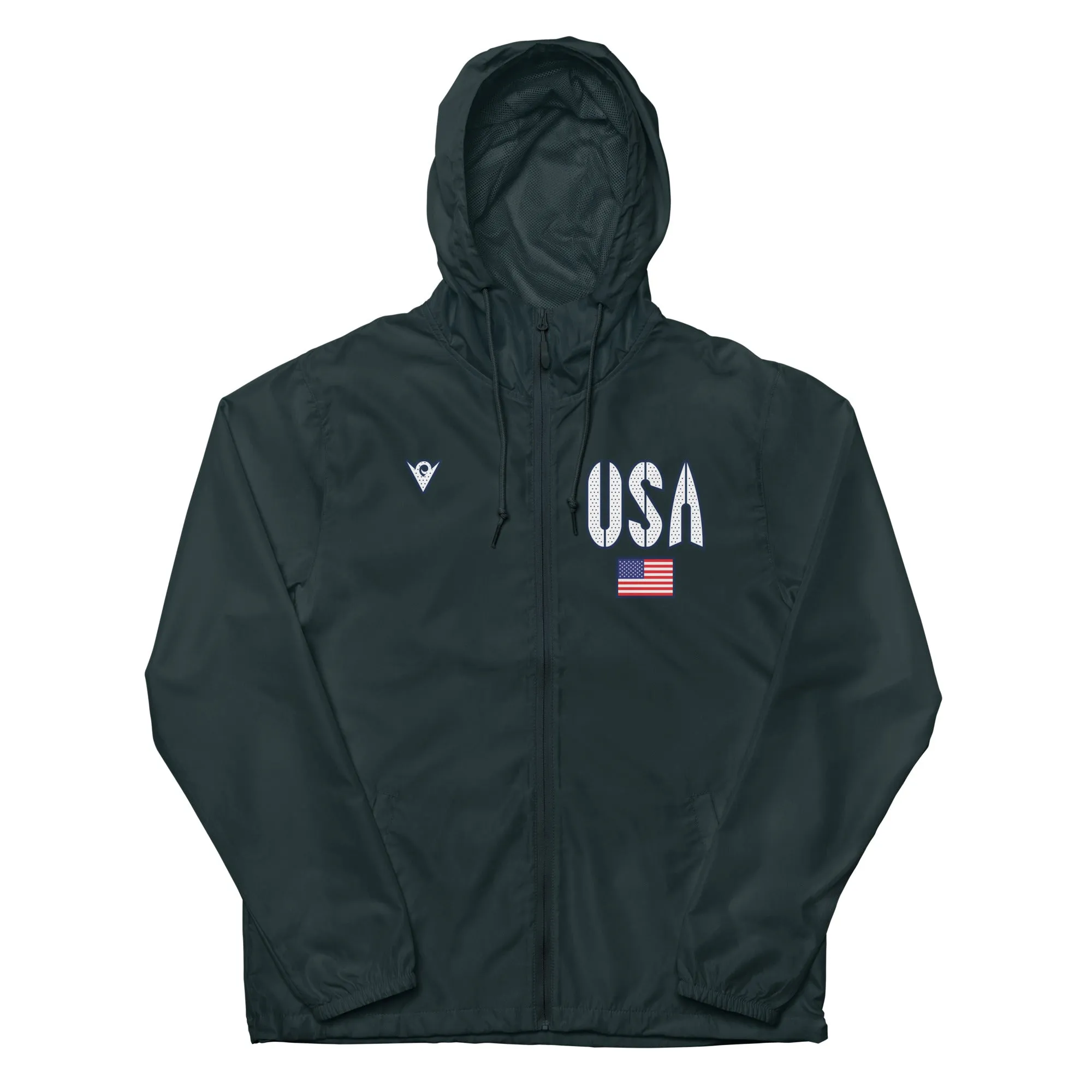 United States - USA 1 - Country Codes (Unisex - Lightweight Zip-up Windbreaker) Olympian
