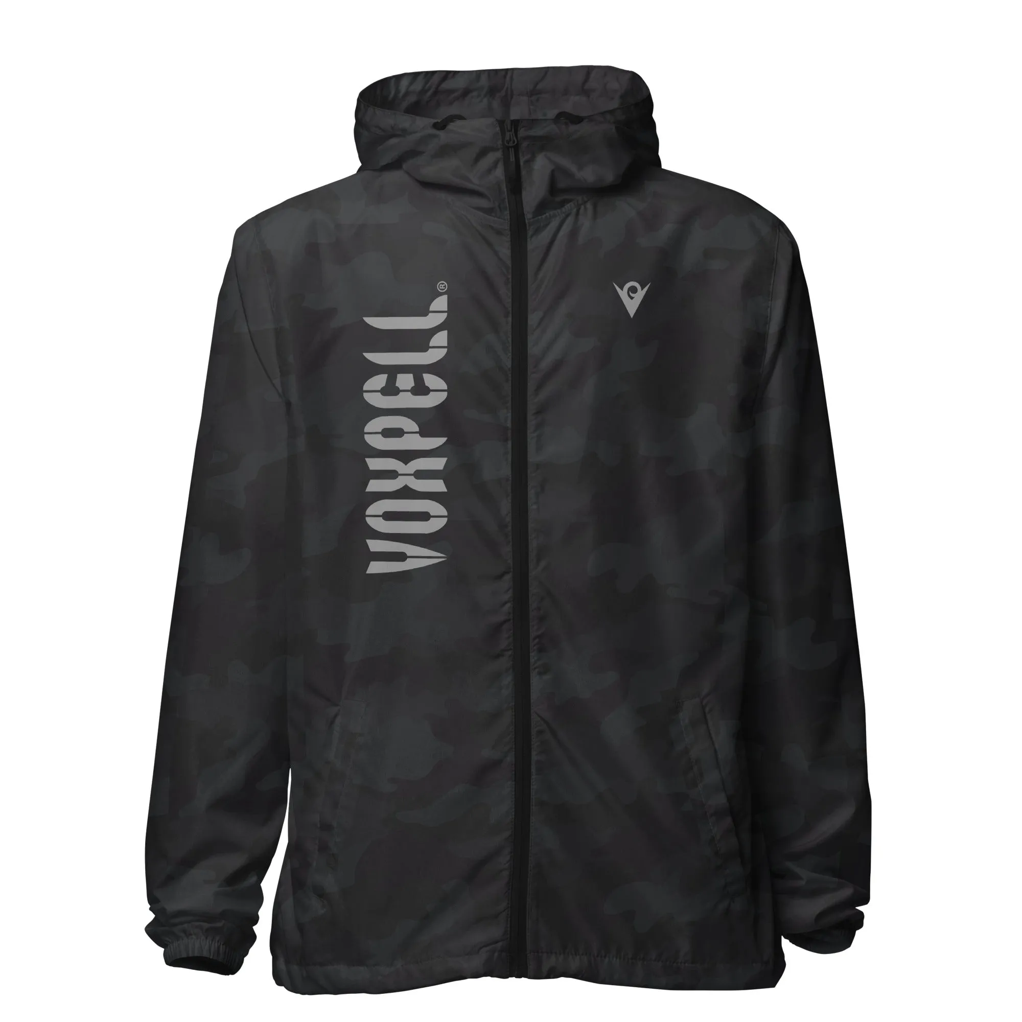 Voxpell - Light/Dark Camo (Unisex - Lightweight Zip-up Windbreaker) Excelsior