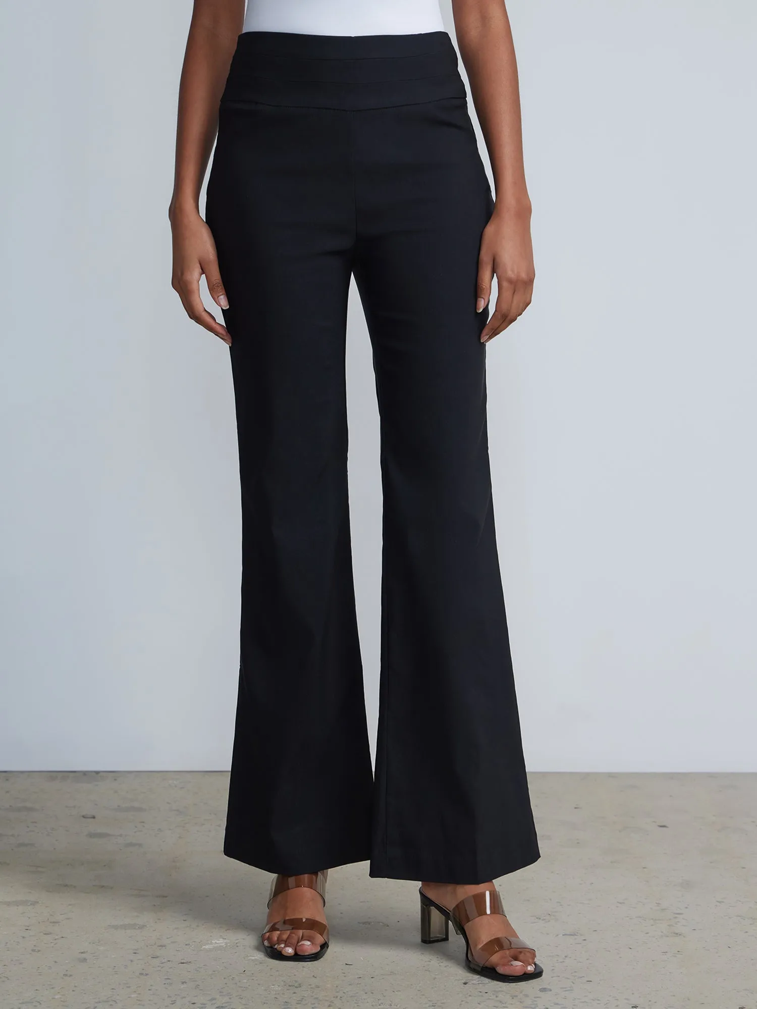 Whitney High-Waisted Pull-On Flare Pant