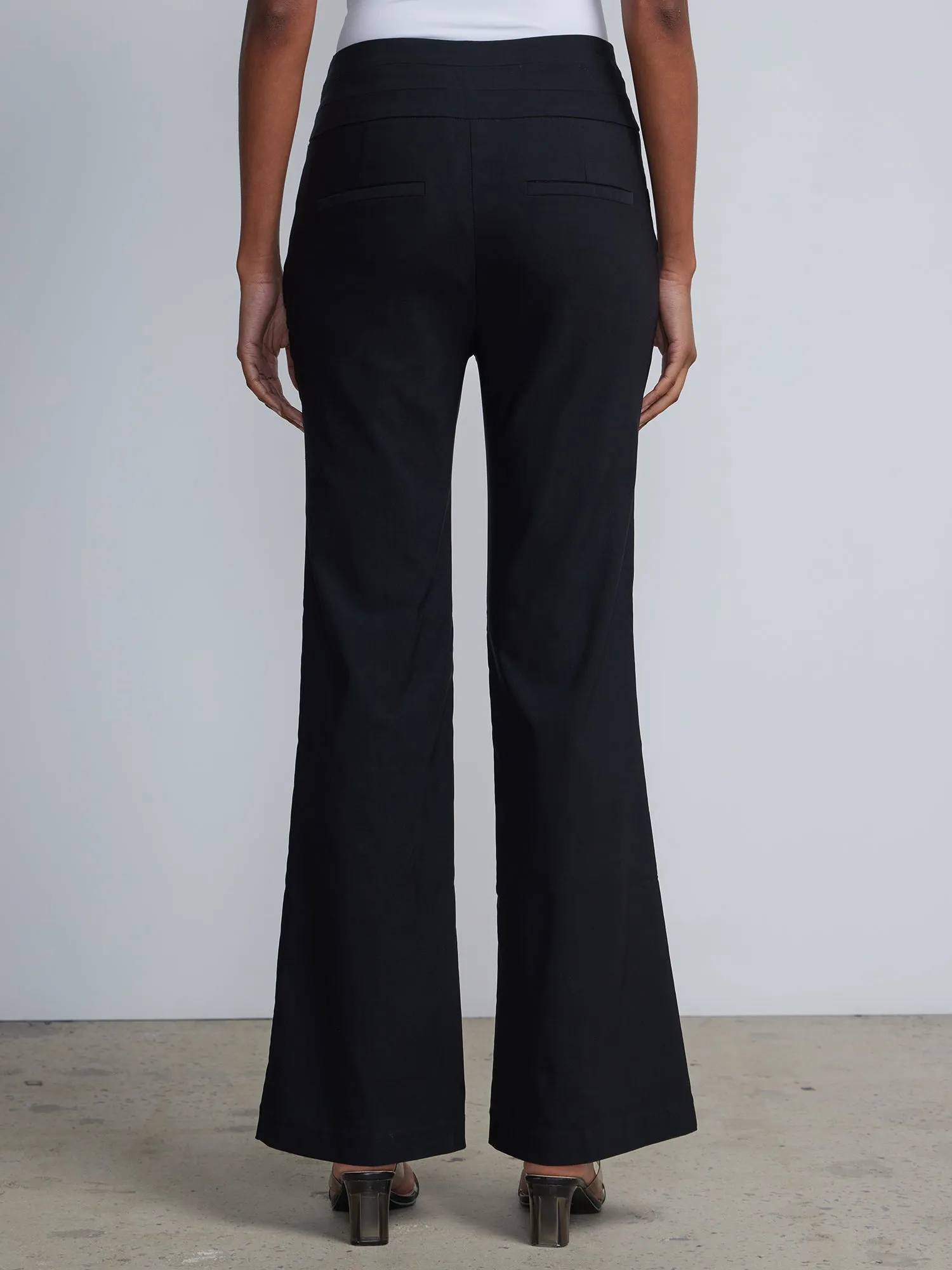 Whitney High-Waisted Pull-On Flare Pant