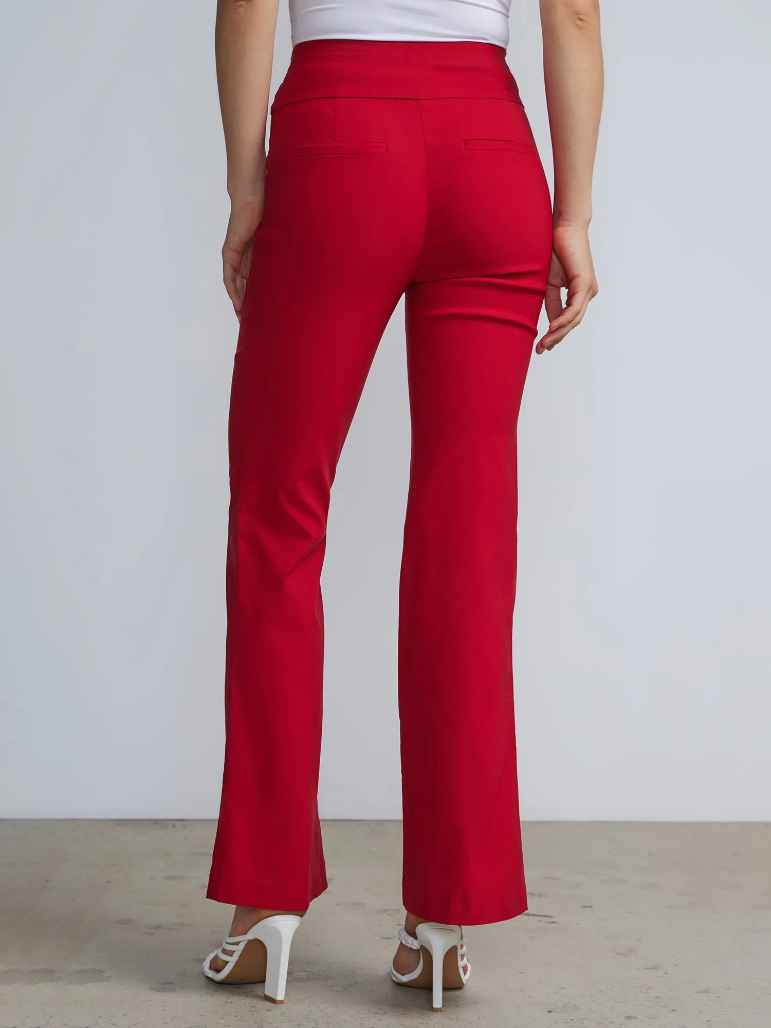 Whitney High-Waisted Pull-On Flare Pant