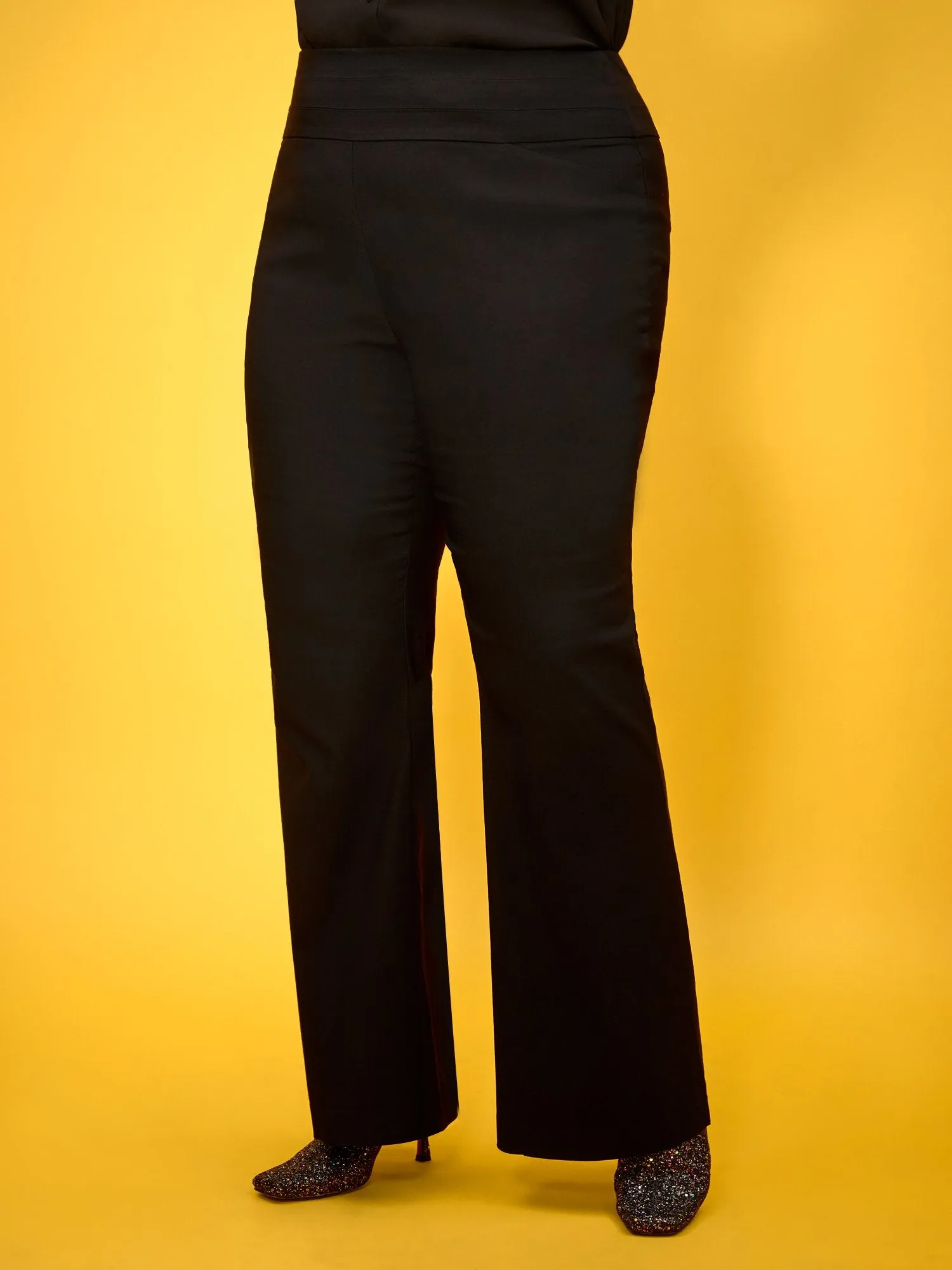Whitney High-Waisted Pull-On Flare Pant