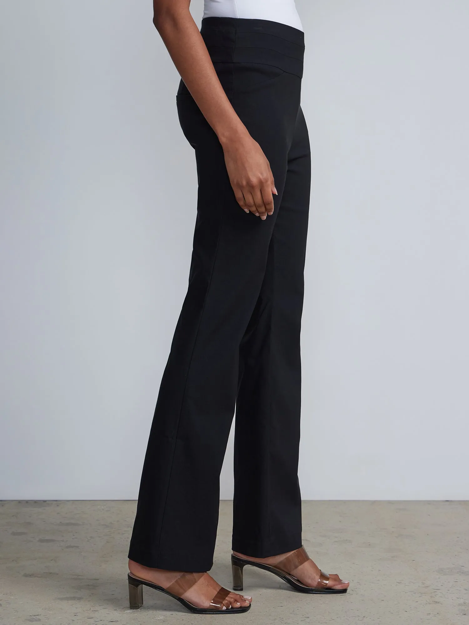 Whitney High-Waisted Pull-On Flare Pant