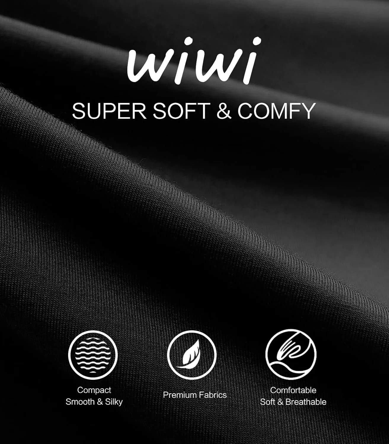 WiWi Womens 2 Piece Pajamas Set V-Neck Loungewear with Pocket Viascose from Bamboo 3/4 Sleeve sleepwear Set S-XXL