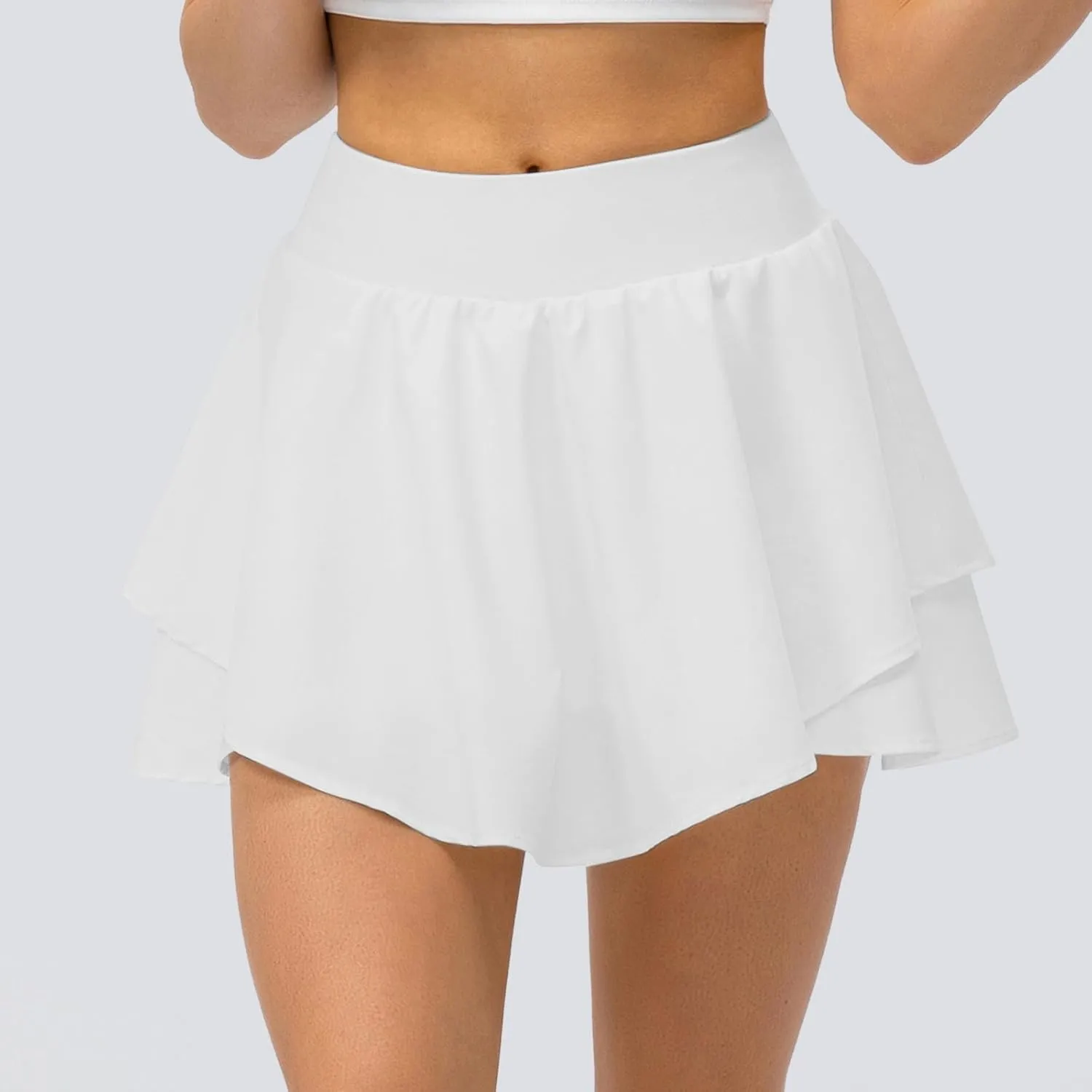 Women Tennis Skirt Golf Skorts Athletic High Waisted with Pockets Inner Shorts Sport Workout Pleated Pickleball Skirt